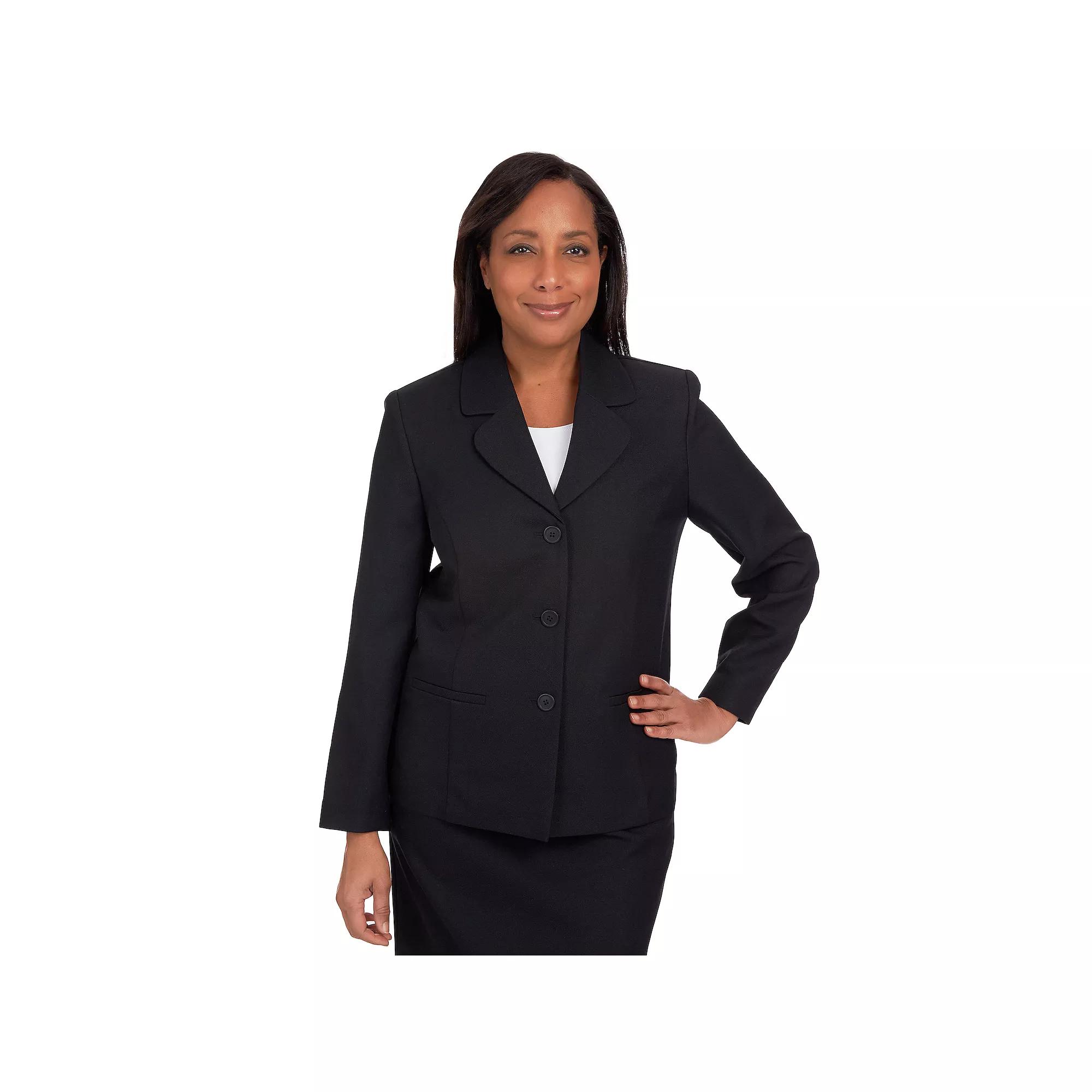 Women's Alfred Dunner Basic Lightweight Blazer,  Product Image
