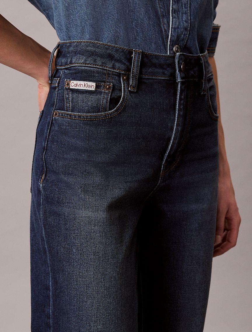 High Rise Straight Jeans Product Image