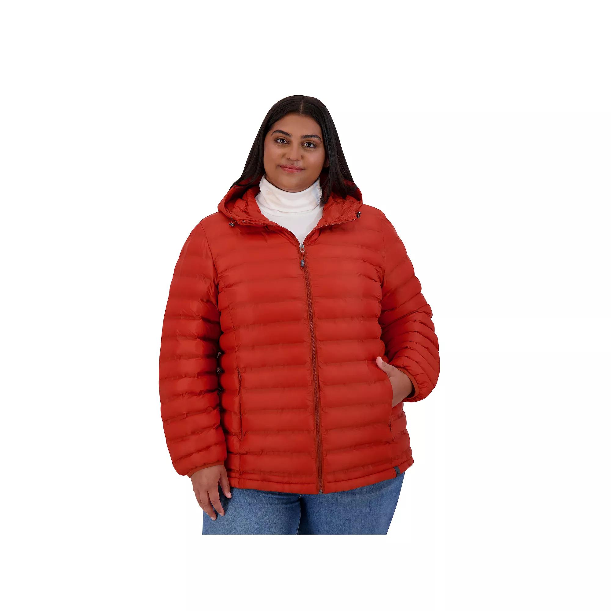 Plus Size ZeroXposur Brianna Packable Jacket, Women's, Size: 1XL, Red Product Image