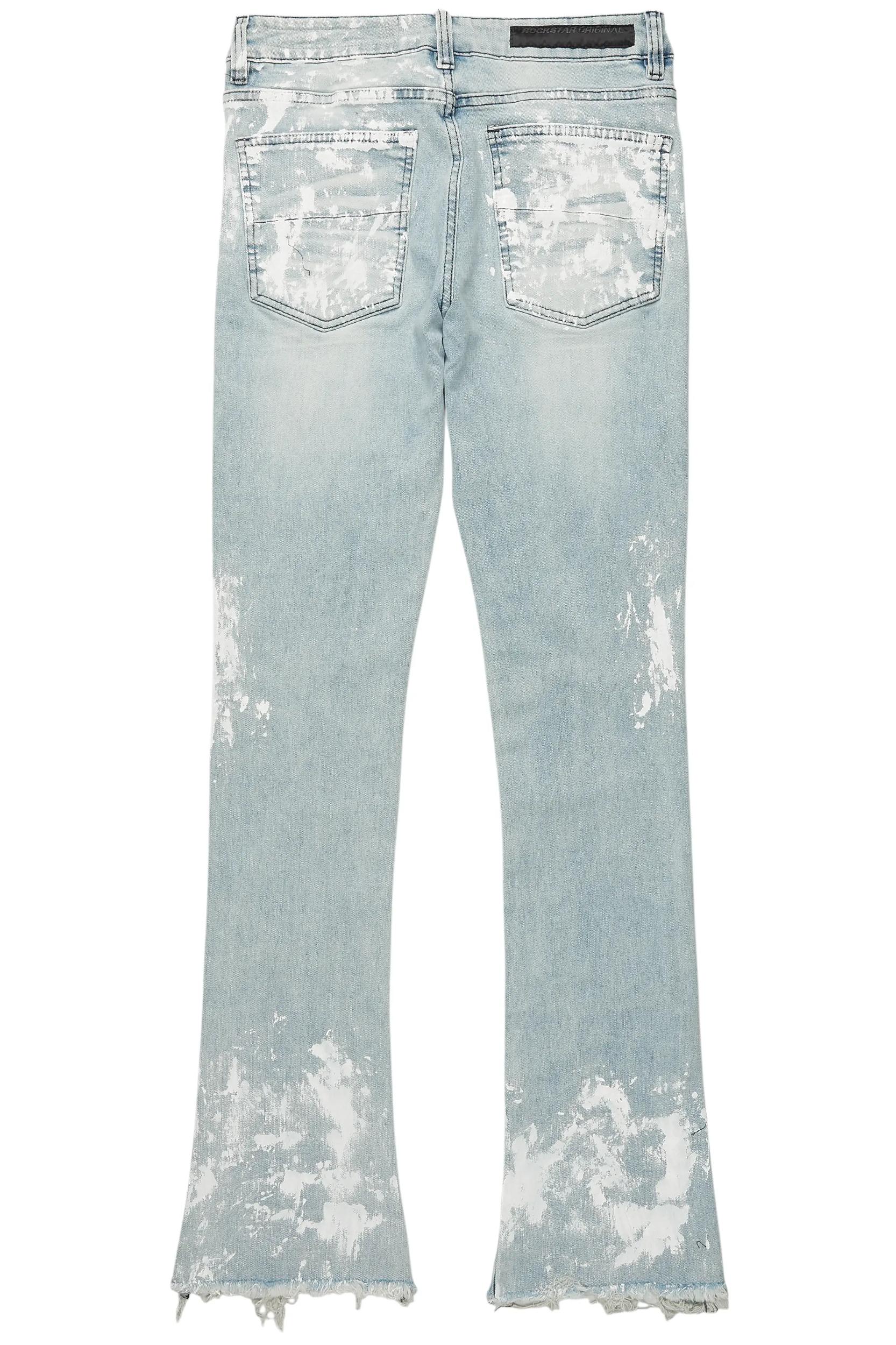 Bence Vintage Red Thermal Double Layer Boxy Crop T-Shirt Male Product Image