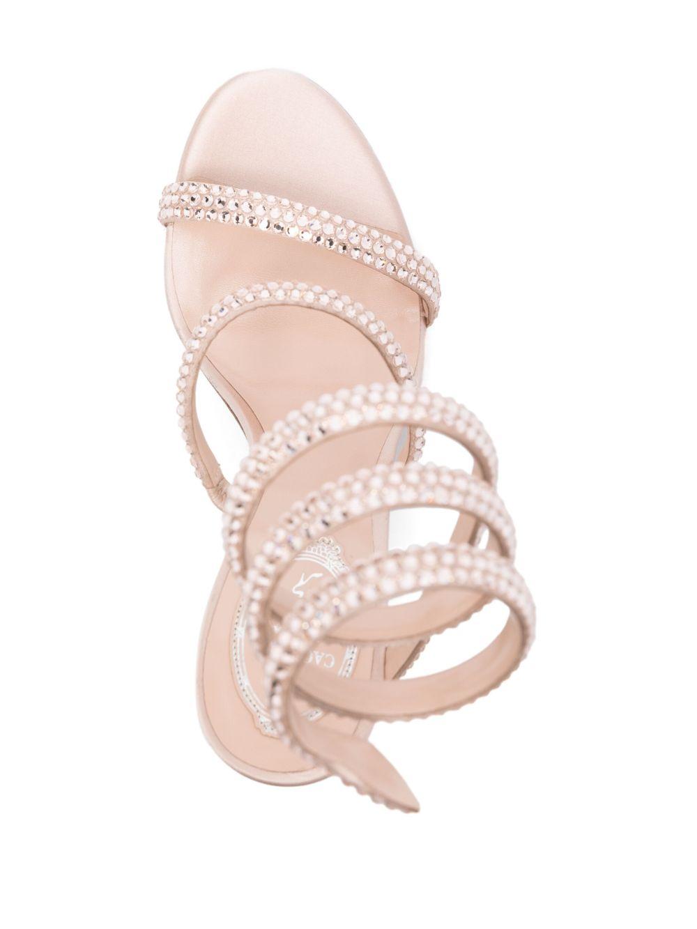Cleo 105mm rhinestone-embellished sandals Product Image