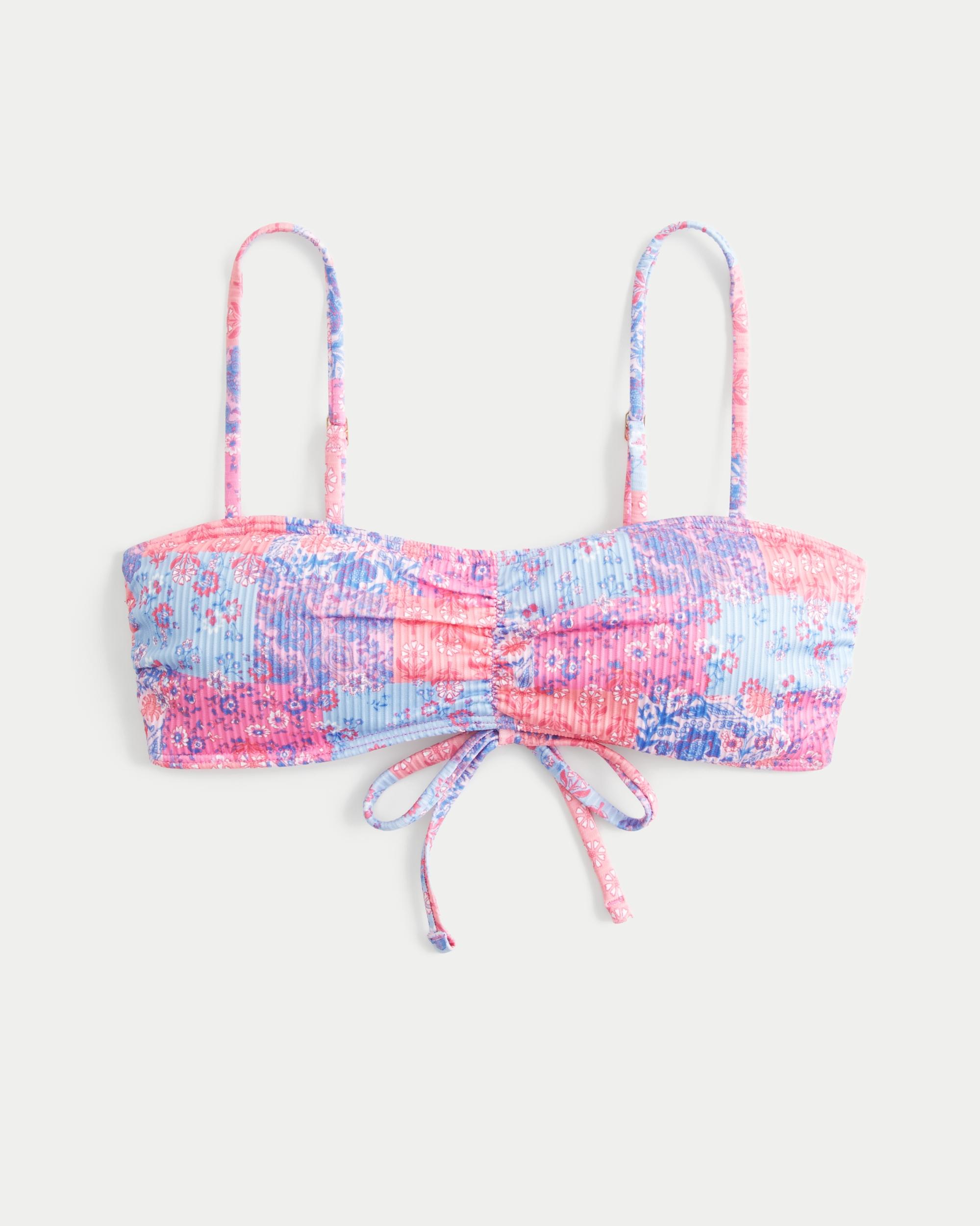 Ribbed Scoop Bikini Top Product Image