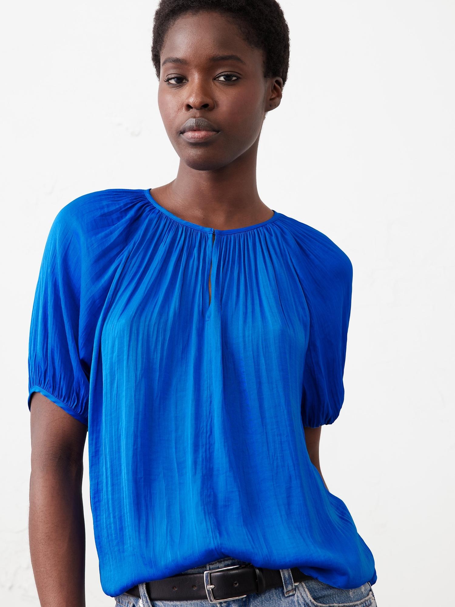 Crushed Pleated Top Product Image