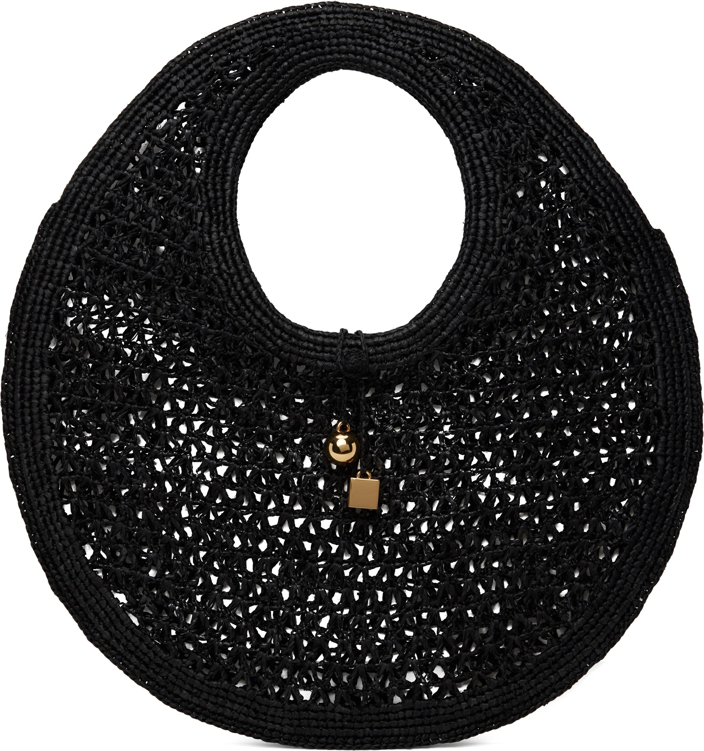 Le Rond Spiaggia raffia shoulder bag Product Image