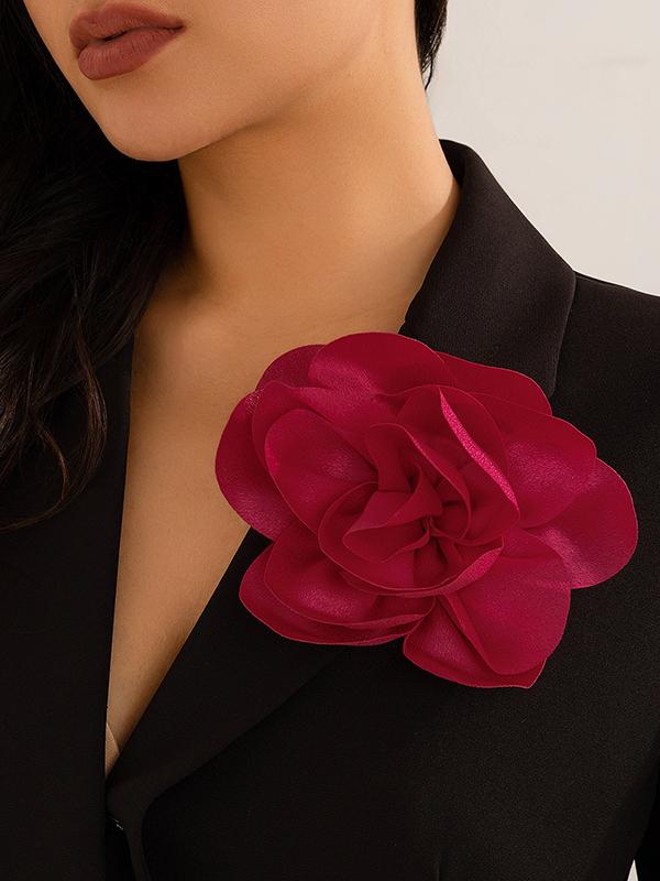 Three-Dimensional Flower Brooch Accessories Product Image