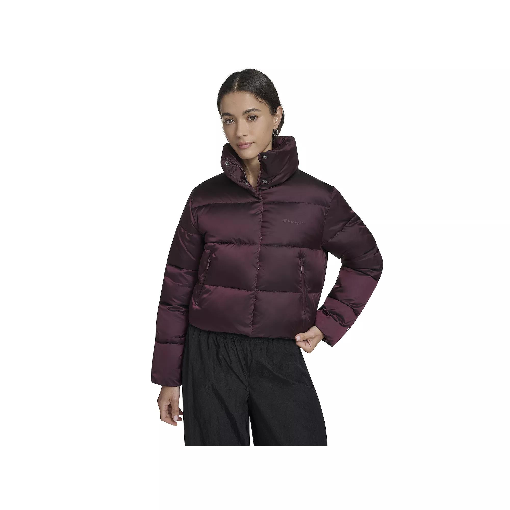 Juniors' Champion® Cropped Puffer Jacket, Women's,  Product Image