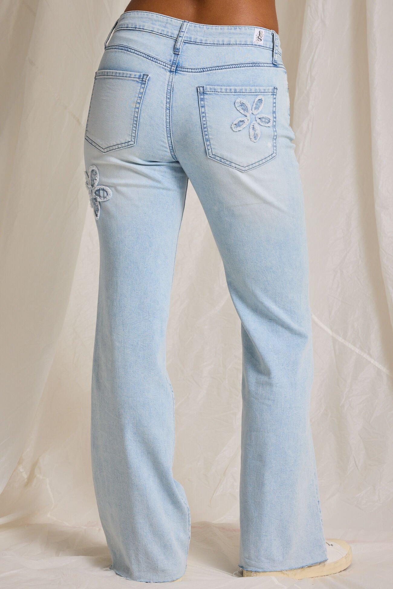Belle Floral Jeans Product Image
