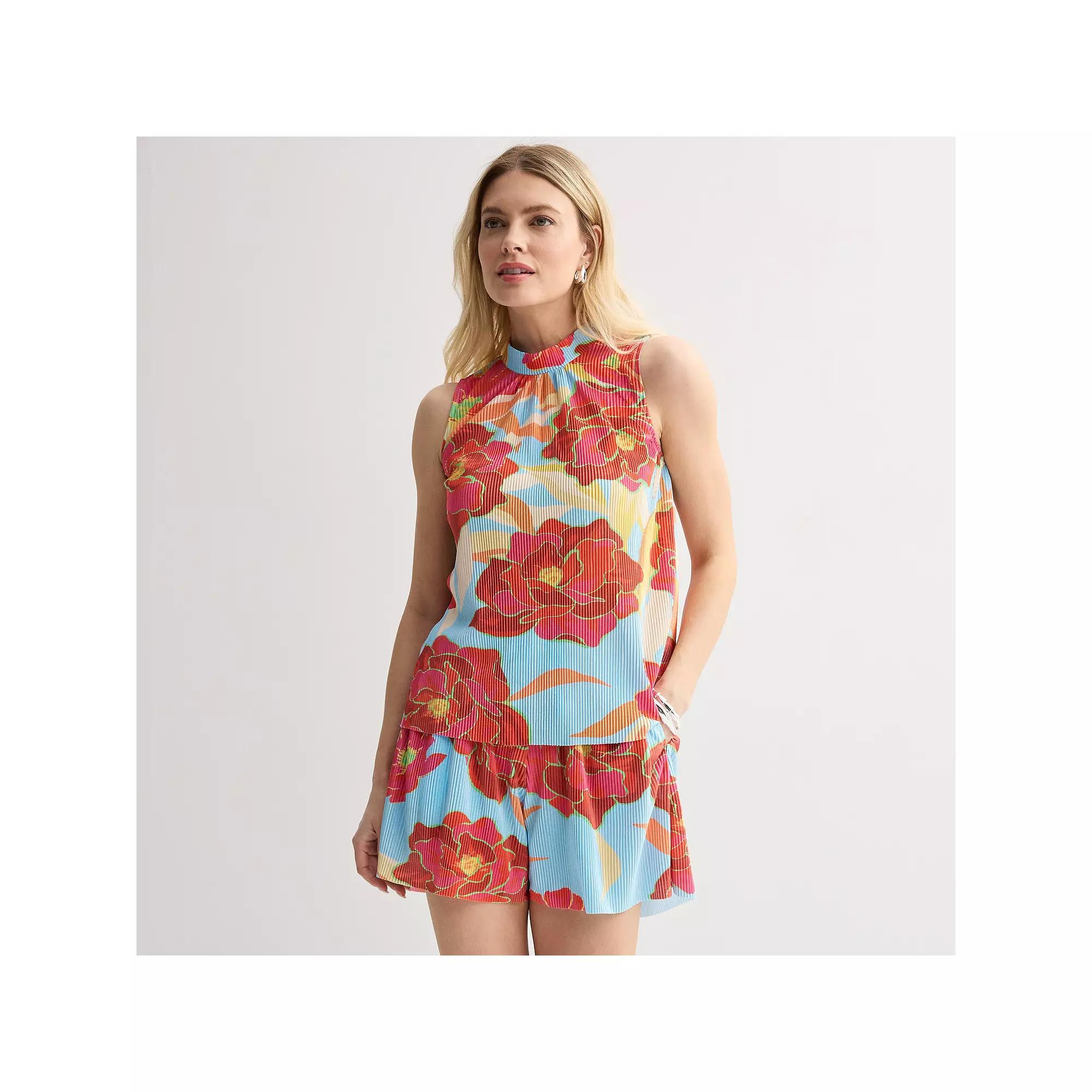 Women's INTEMPO™ Plisse Tank Top,  Product Image