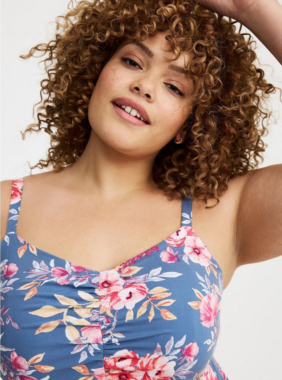 Mini Challis Skater Dress Product Image