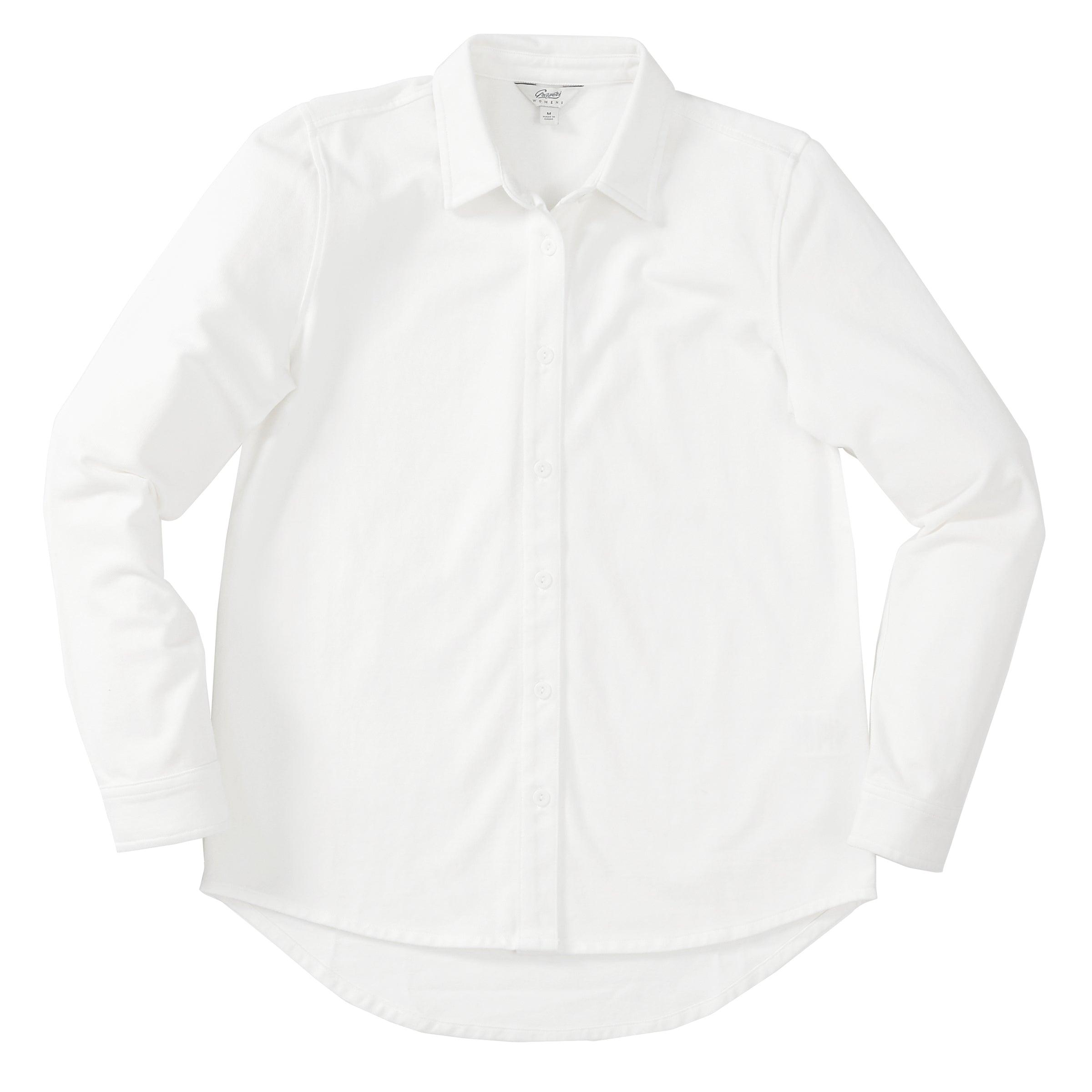 Slim Knit Women's Long Sleeve Shirts - Eggshell (Final Sale) Female Product Image