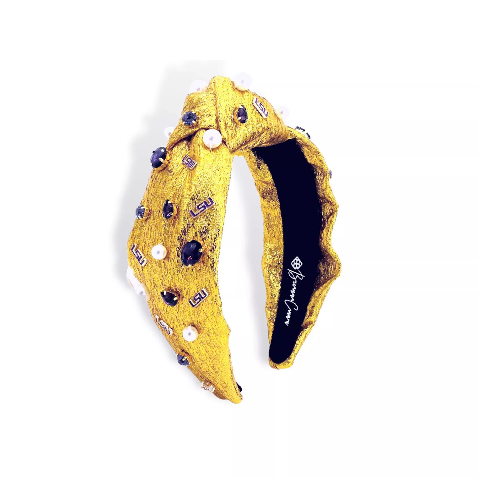 Women's Brianna Cannon LSU Tigers Logo Headband, Gold Product Image
