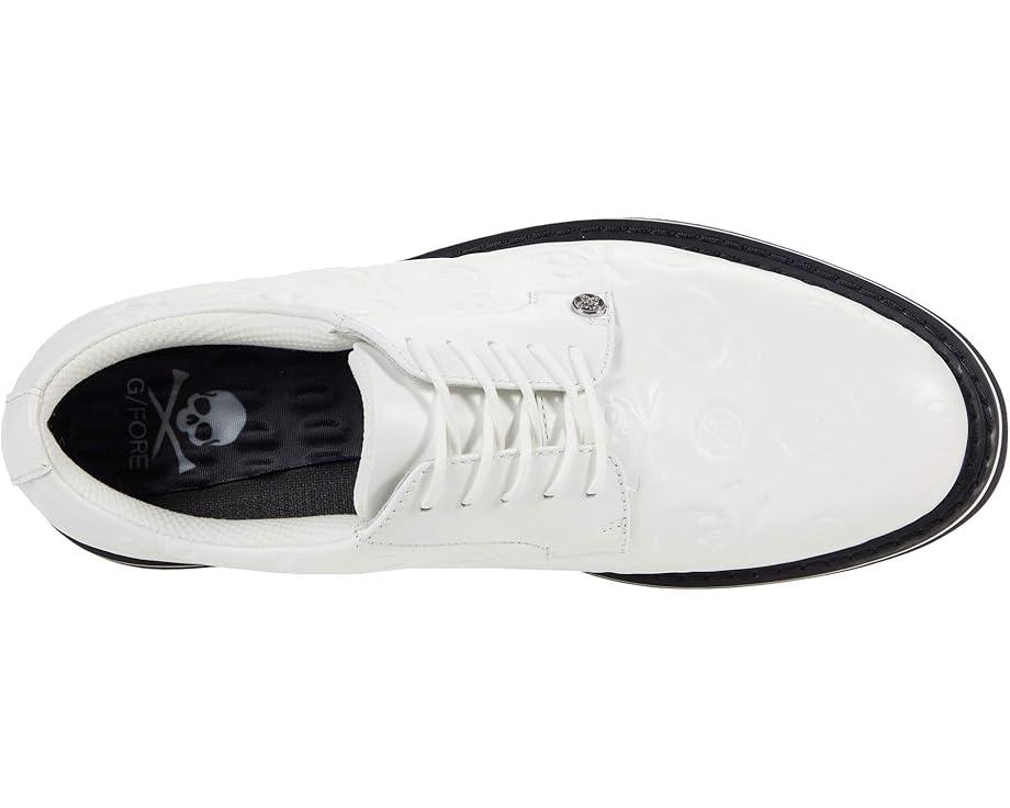 Gallivanter Debossed Skull & Ts Leather Golf Shoes Product Image