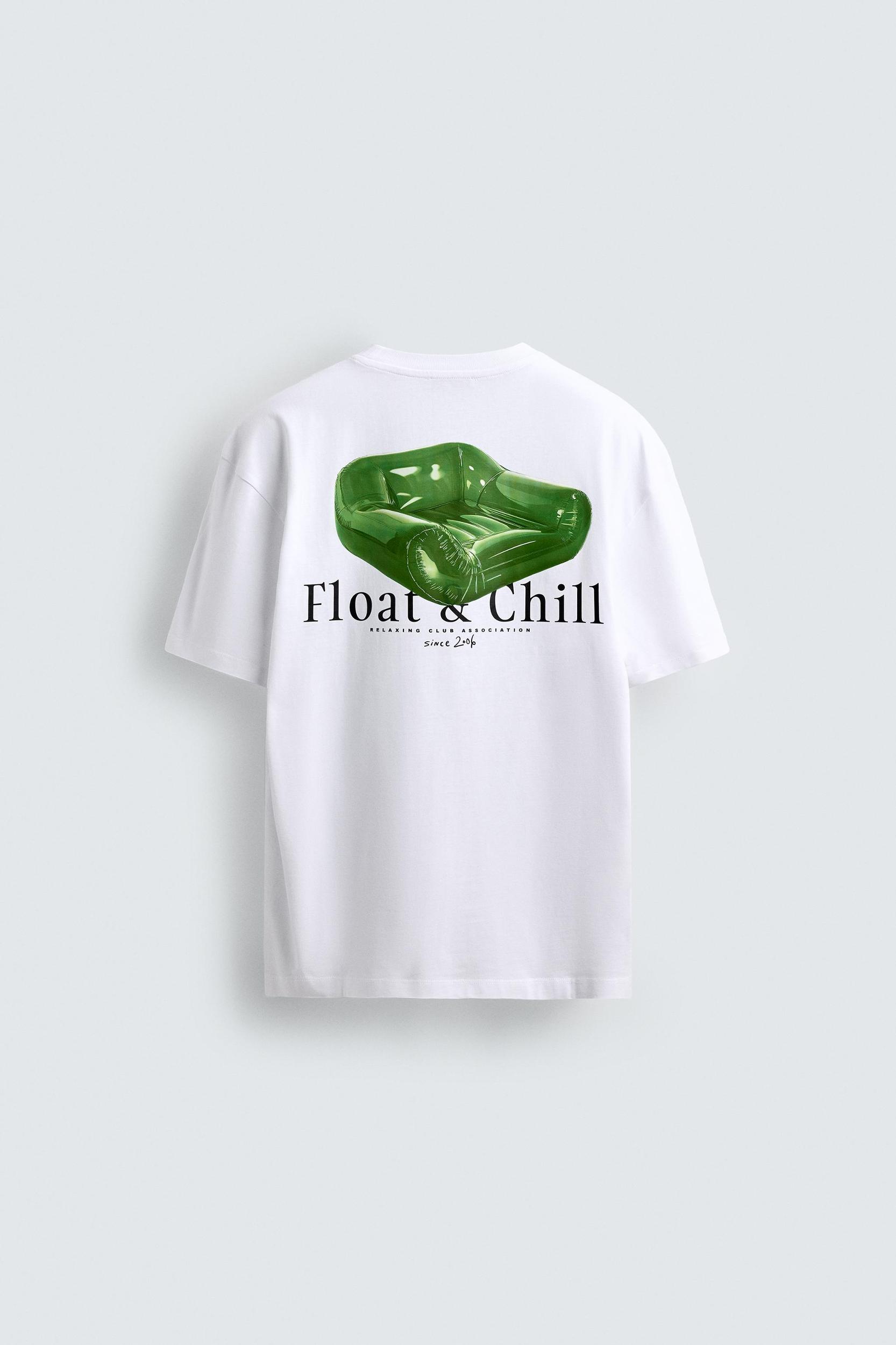 CONTRAST PRINT T-SHIRT Product Image