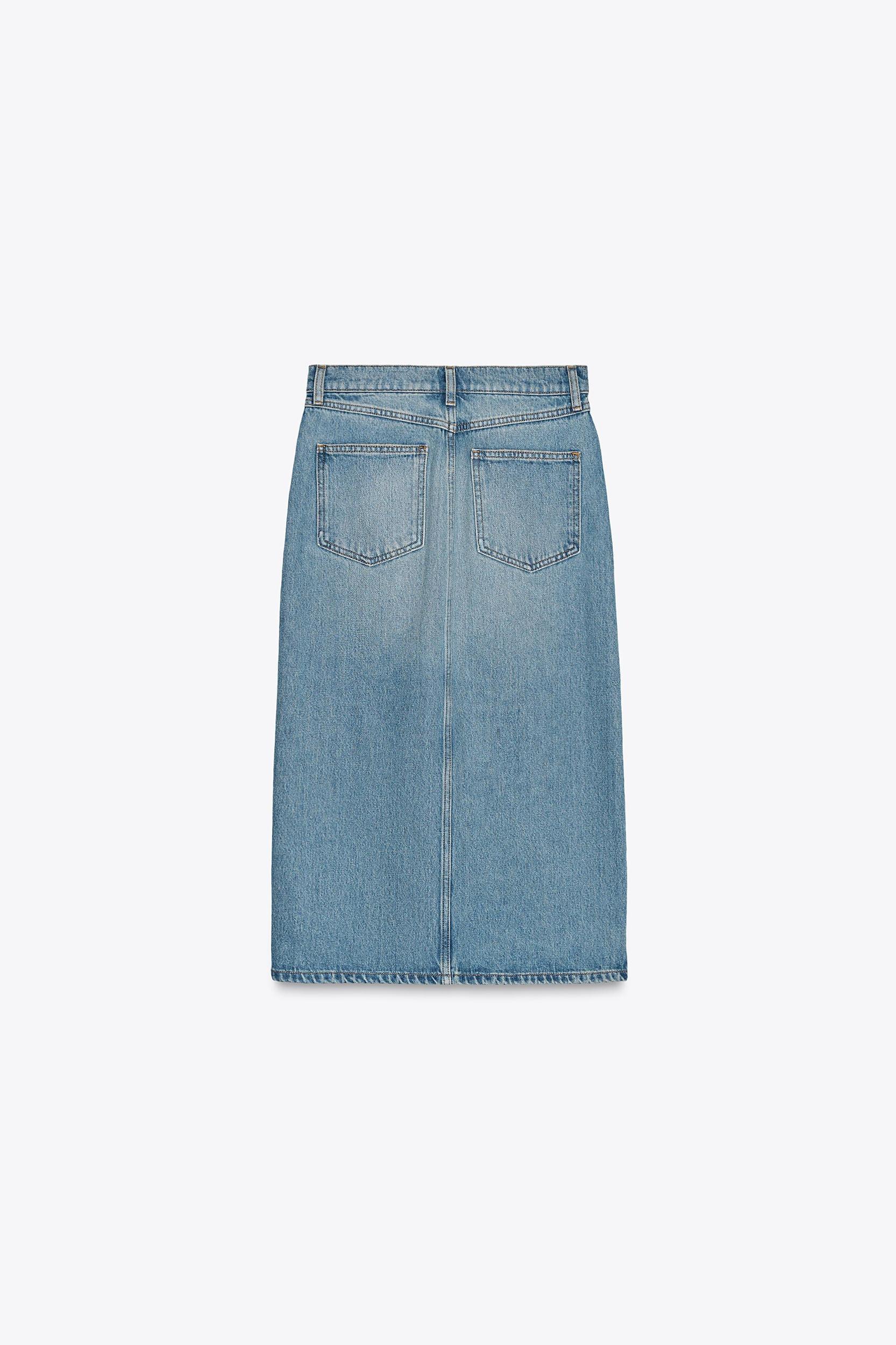 Z1975 DENIM MIDI SKIRT Product Image