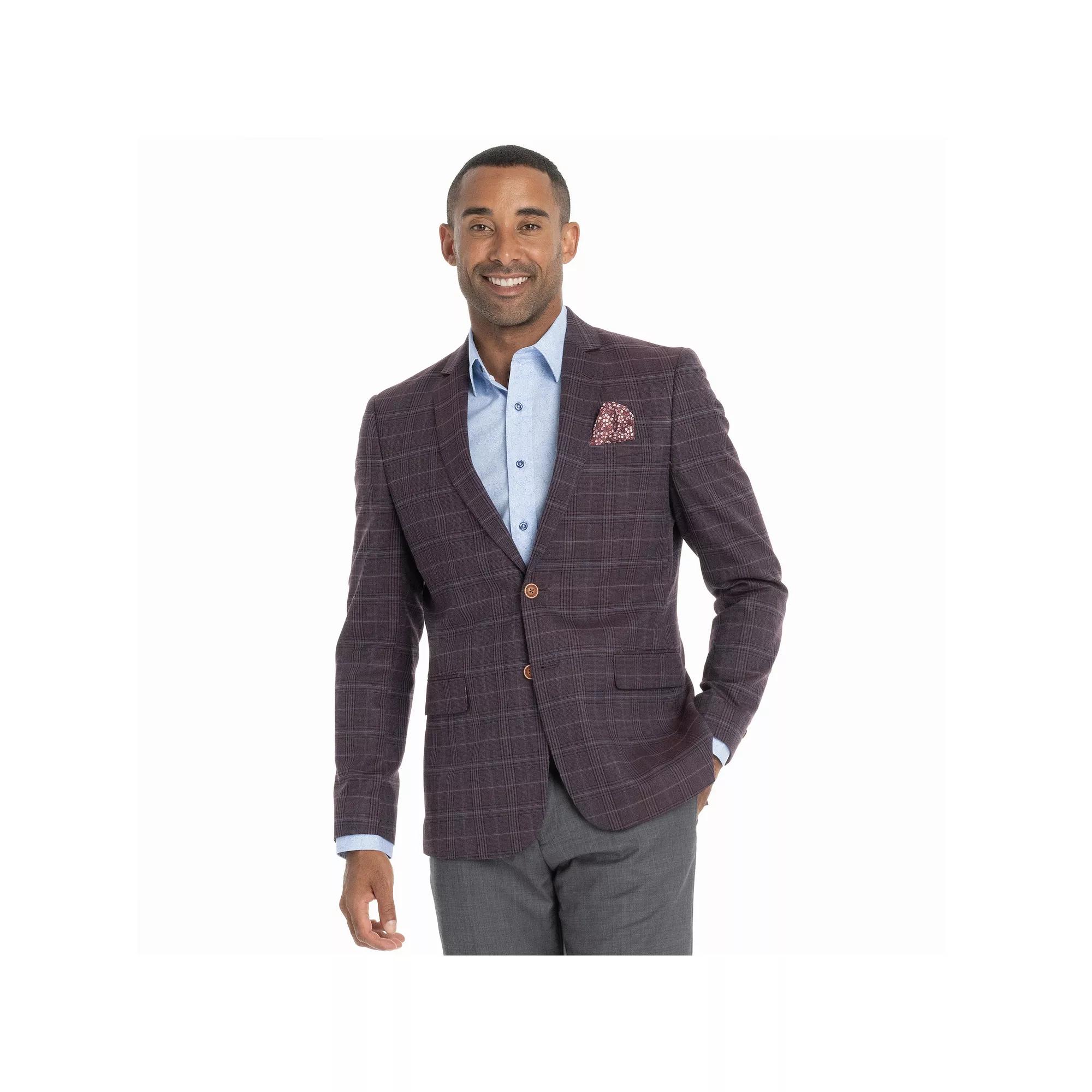 Men's Nick Graham Broadway Slim Fit Sport Coat, Size: 42 LONG, Red Product Image