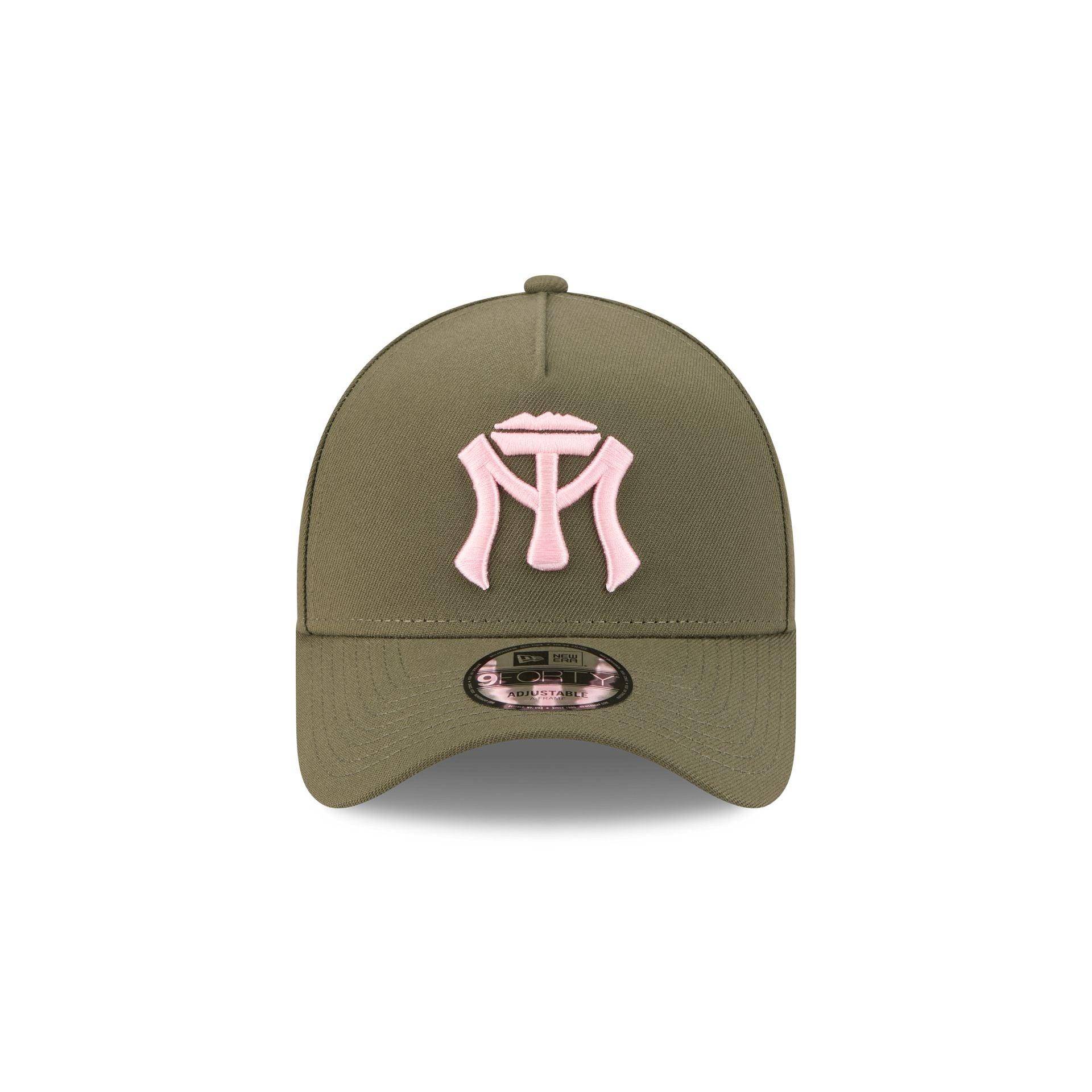 Sultanes de Monterrey Olive 9FORTY A-Frame Snapback Hat Male Product Image