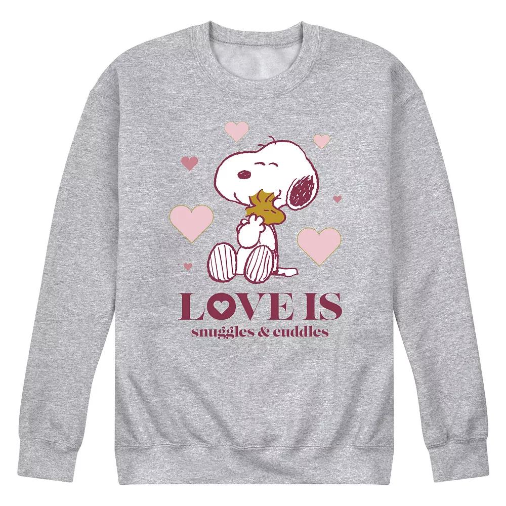 Men's Peanuts Snuggles and Cuddles Sweatshirt,  Product Image
