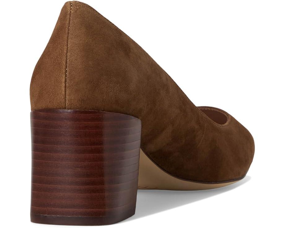 Lanette Suede Block-Heel Pumps Product Image