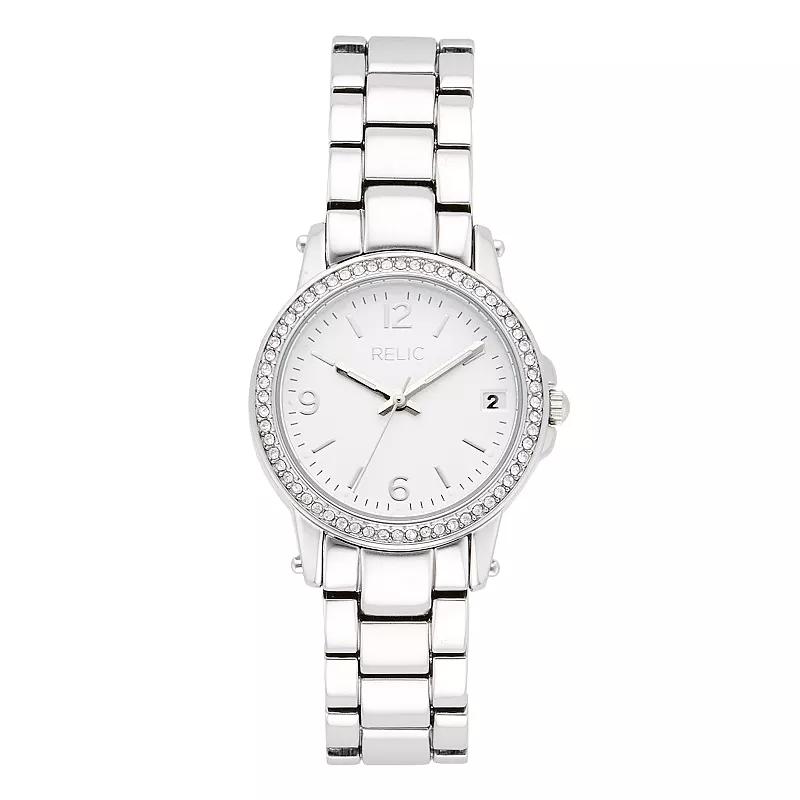 Relic by Fossil Women's Matilda Silver Tone Glitz Watch, Size: Small Product Image