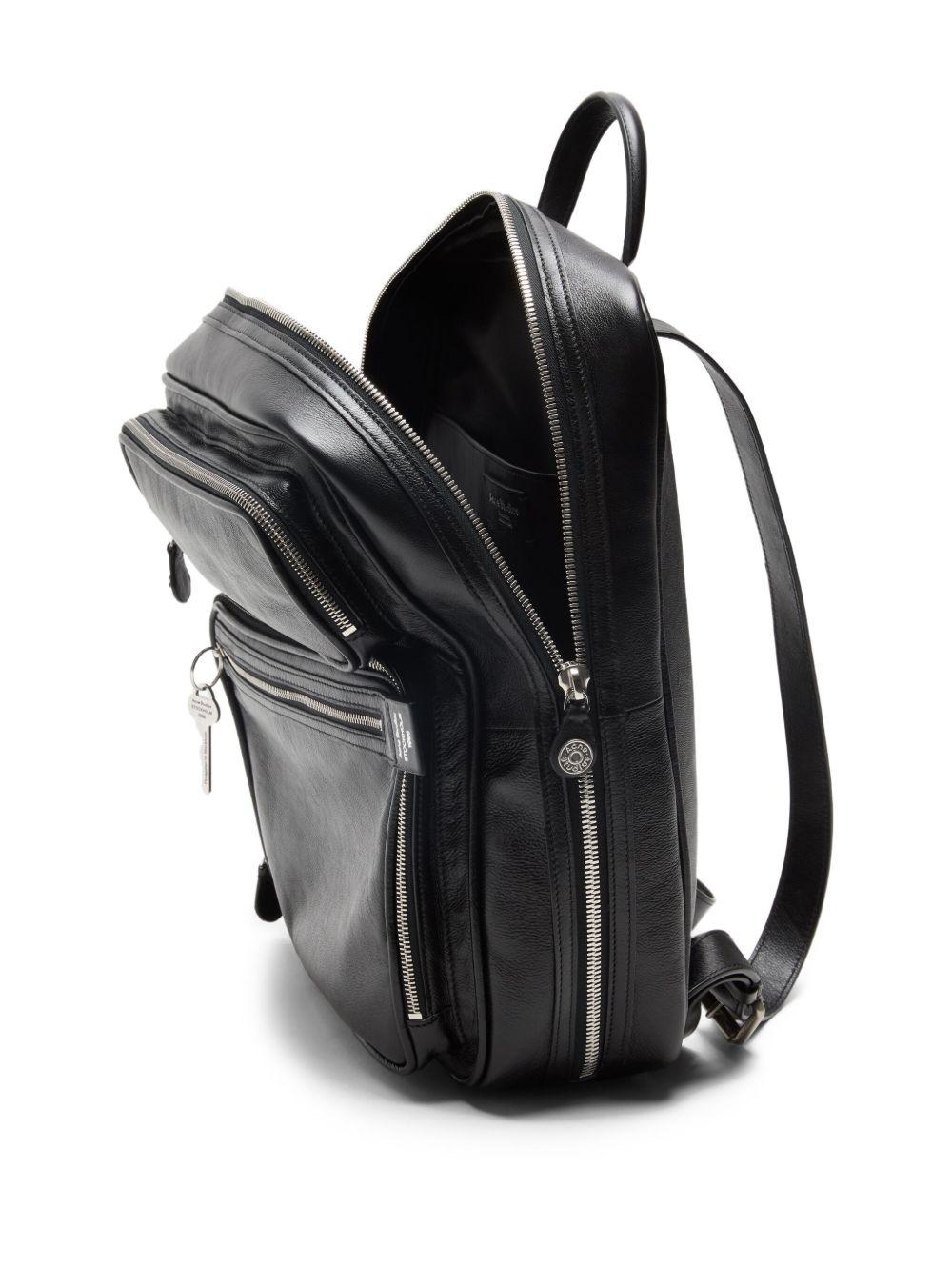 leather top-handle backpack Product Image