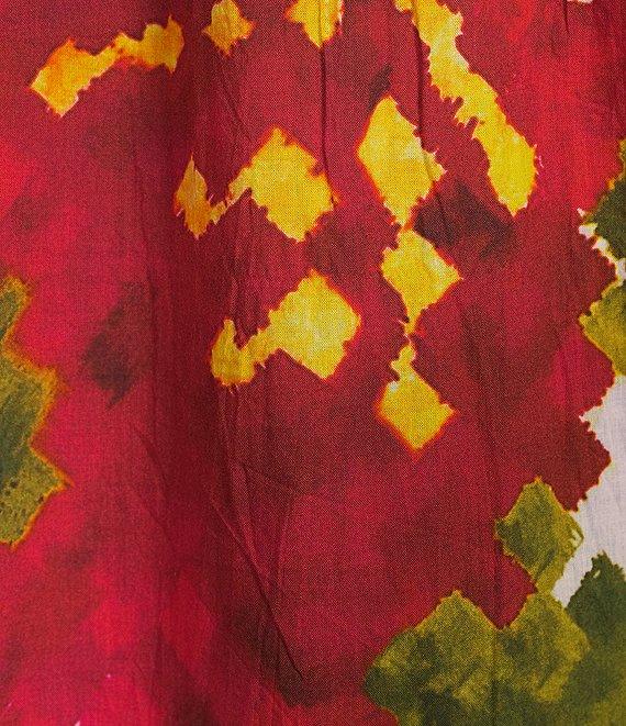 Ro's Garden Talia Kobe Pink 3/4 Sleeve Button Down Short Dress Product Image