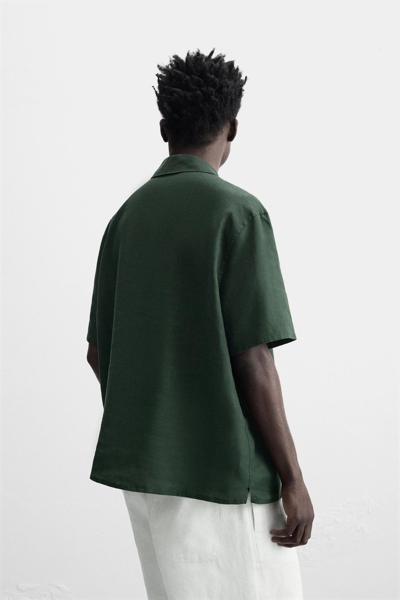 100% LINEN POLO SHIRT Product Image