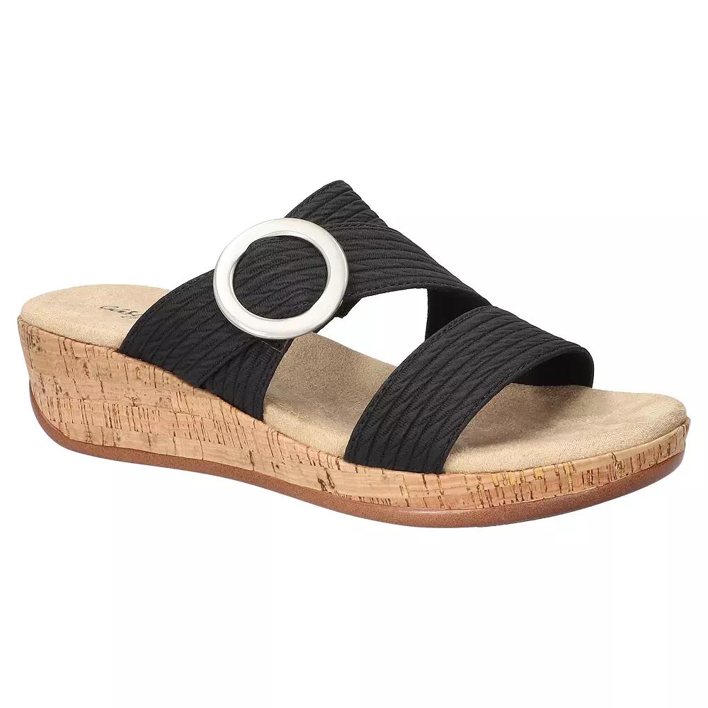 Easy Street Mina Women's Slide Wedge Sandals,  Product Image