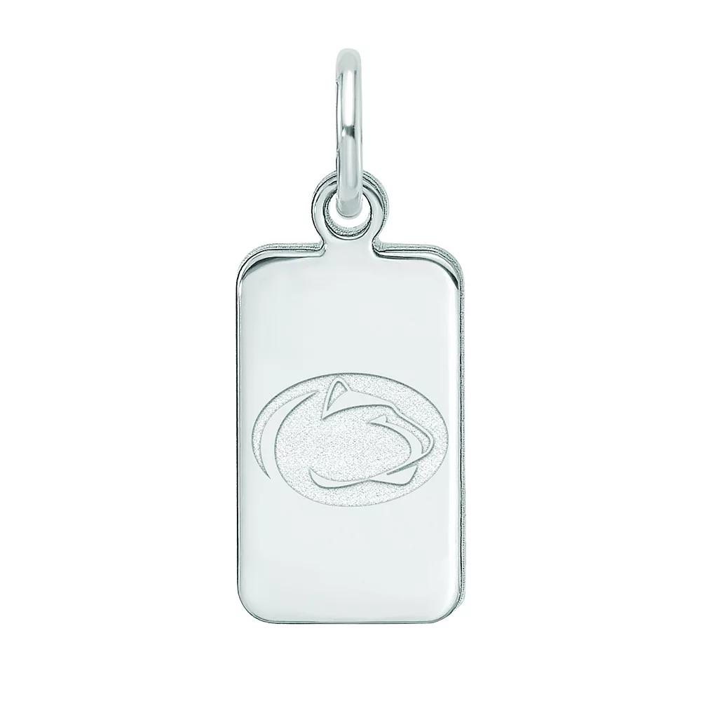 LogoArt Sterling Silver Penn State Tag Pendant, Women's, Size: 15 mm Product Image