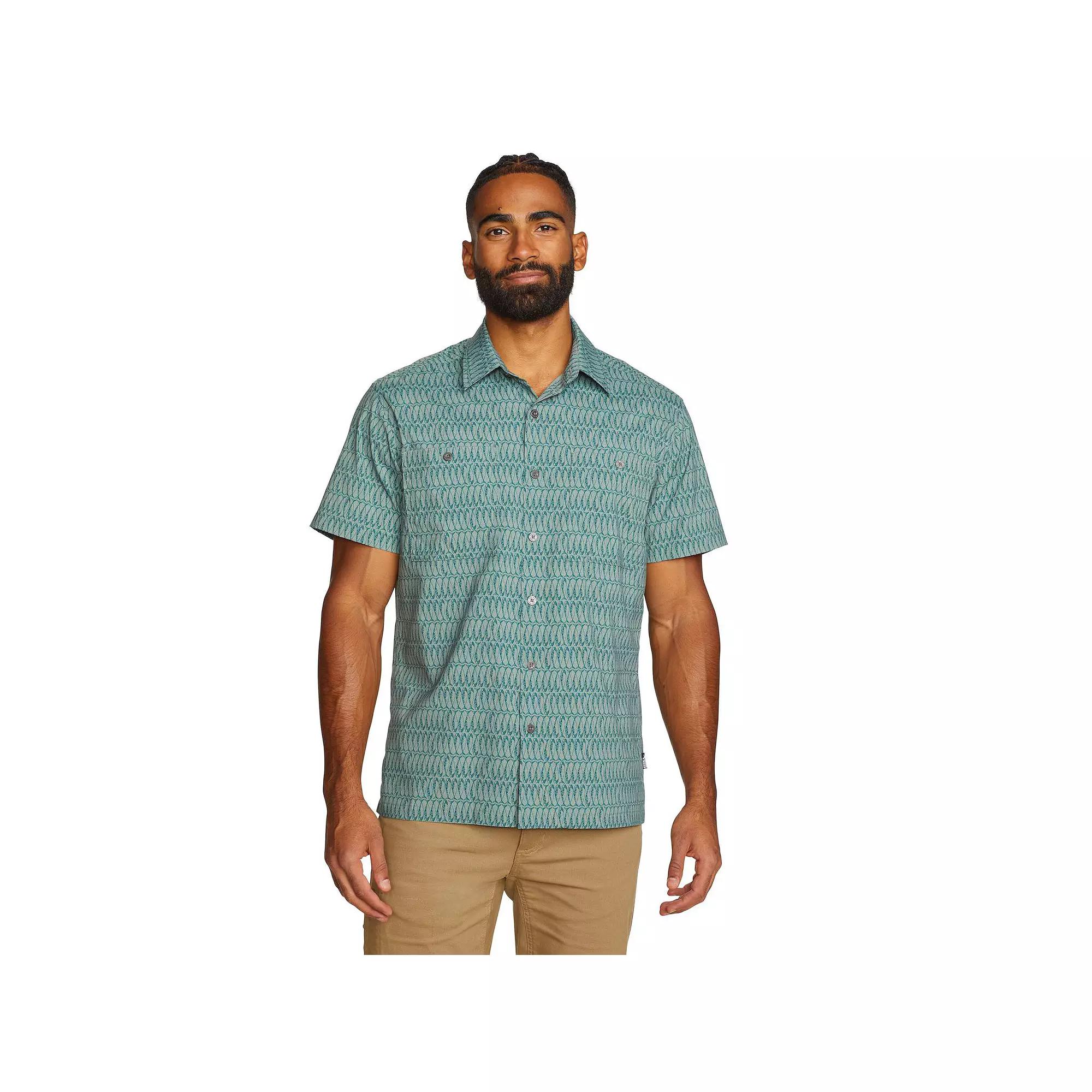 Men's Eddie Bauer Short Sleeve Rainier 3.0 Print Shirt,  Product Image