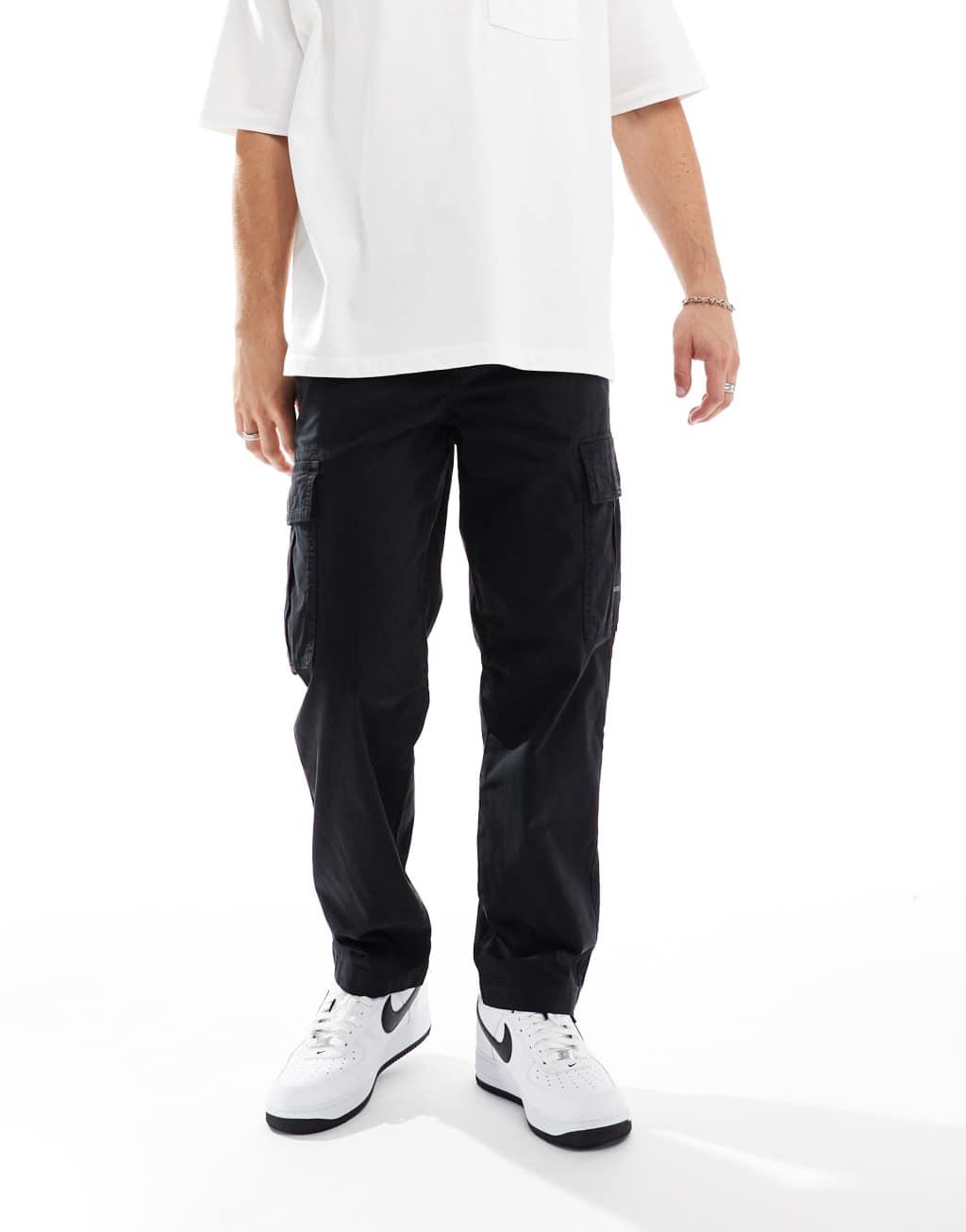 BOSS Orange Sisla cargo pants in black Product Image