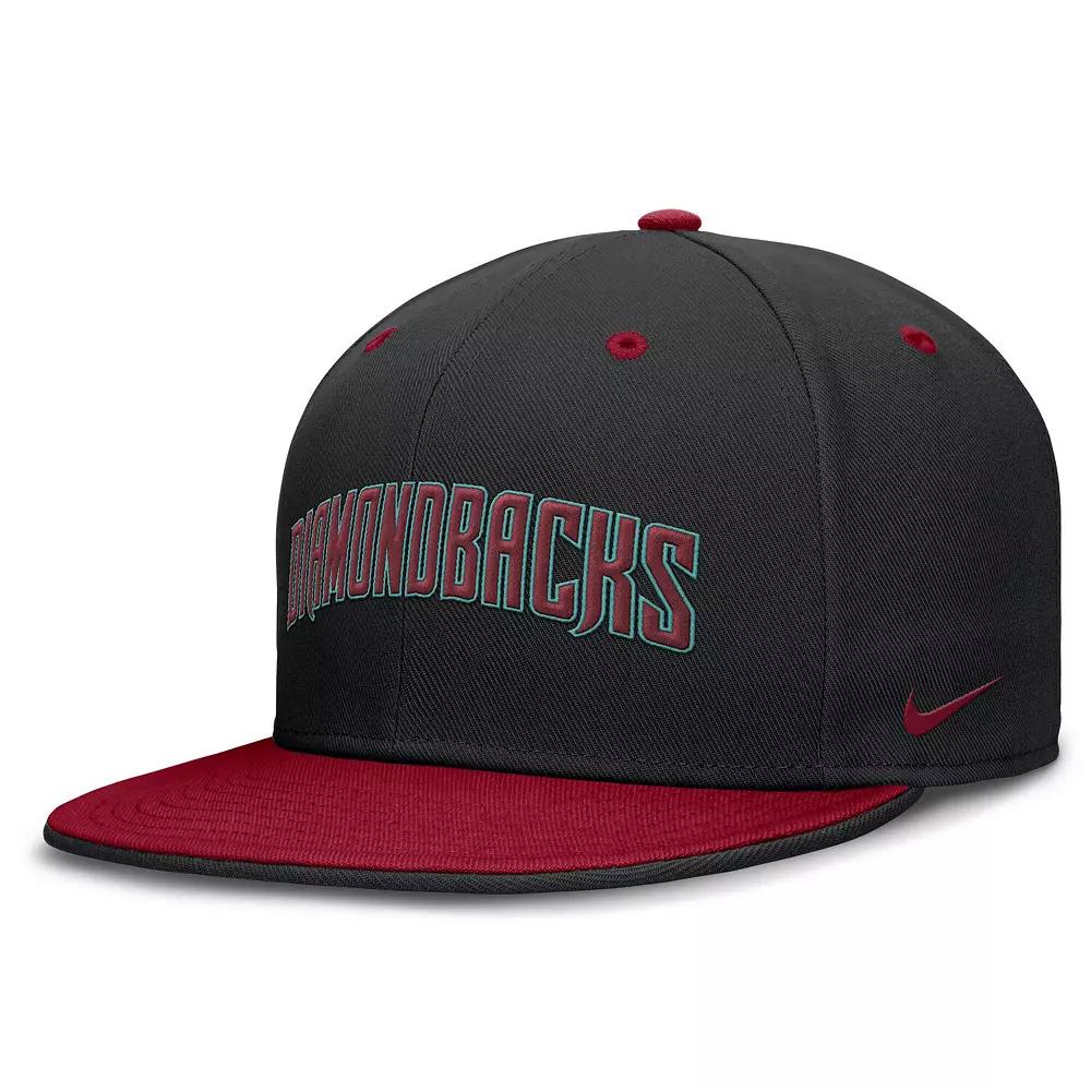 Men's Nike Navy/Red California Angels Rewind Cooperstown True Performance Fitted Hat,  Product Image