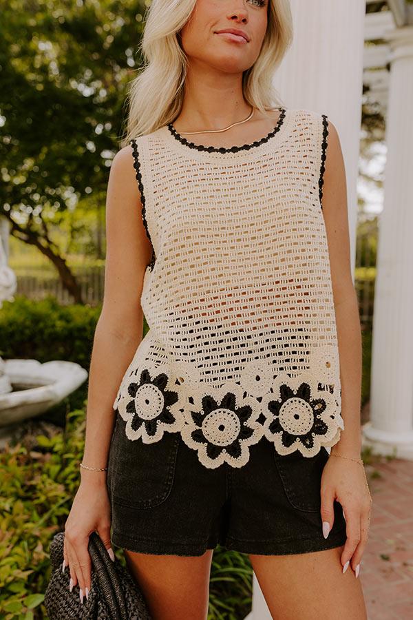 Blooming Coast Crochet Top Product Image