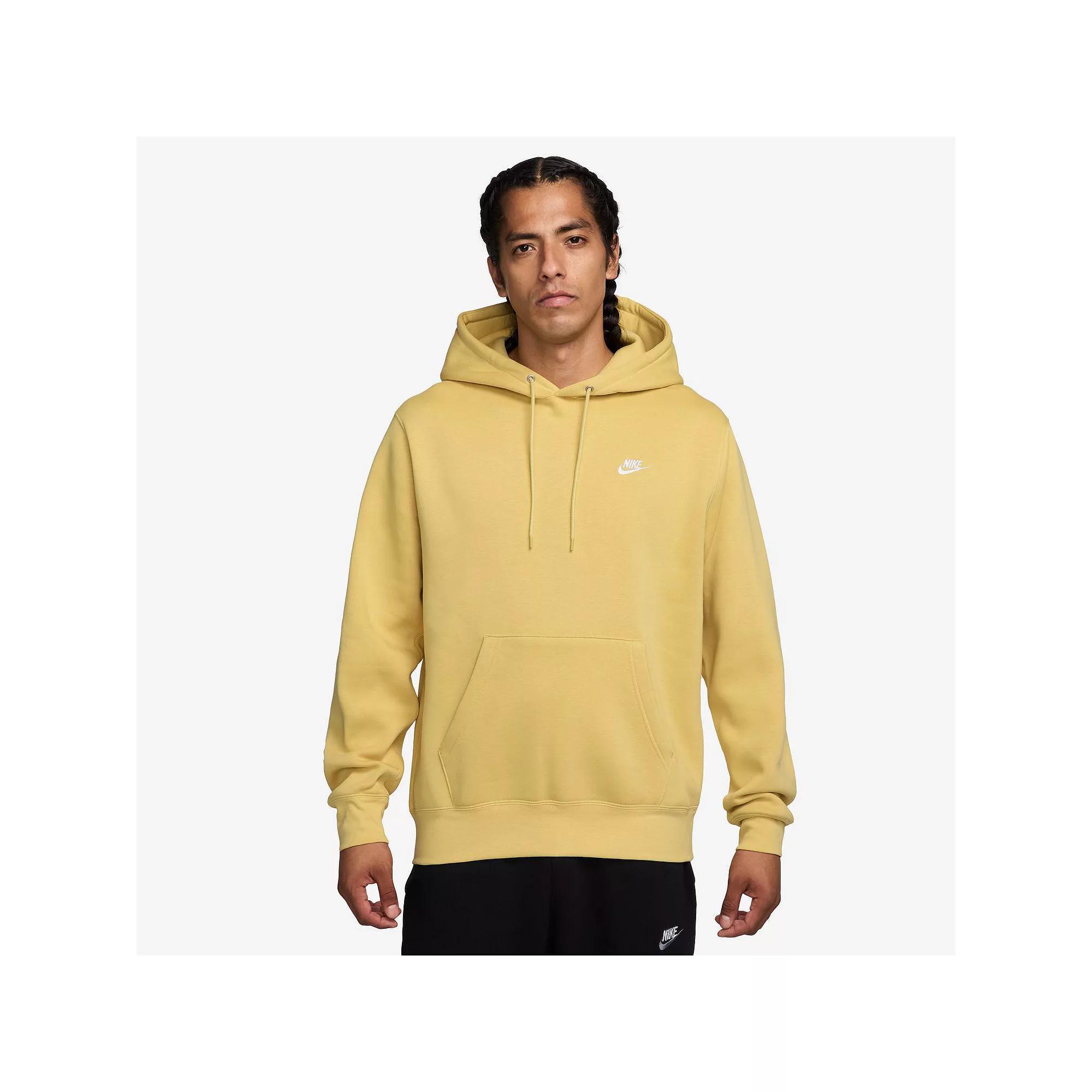 Big & Tall Nike Club Pull-Over Fleece Hoodie, Men's,  Product Image
