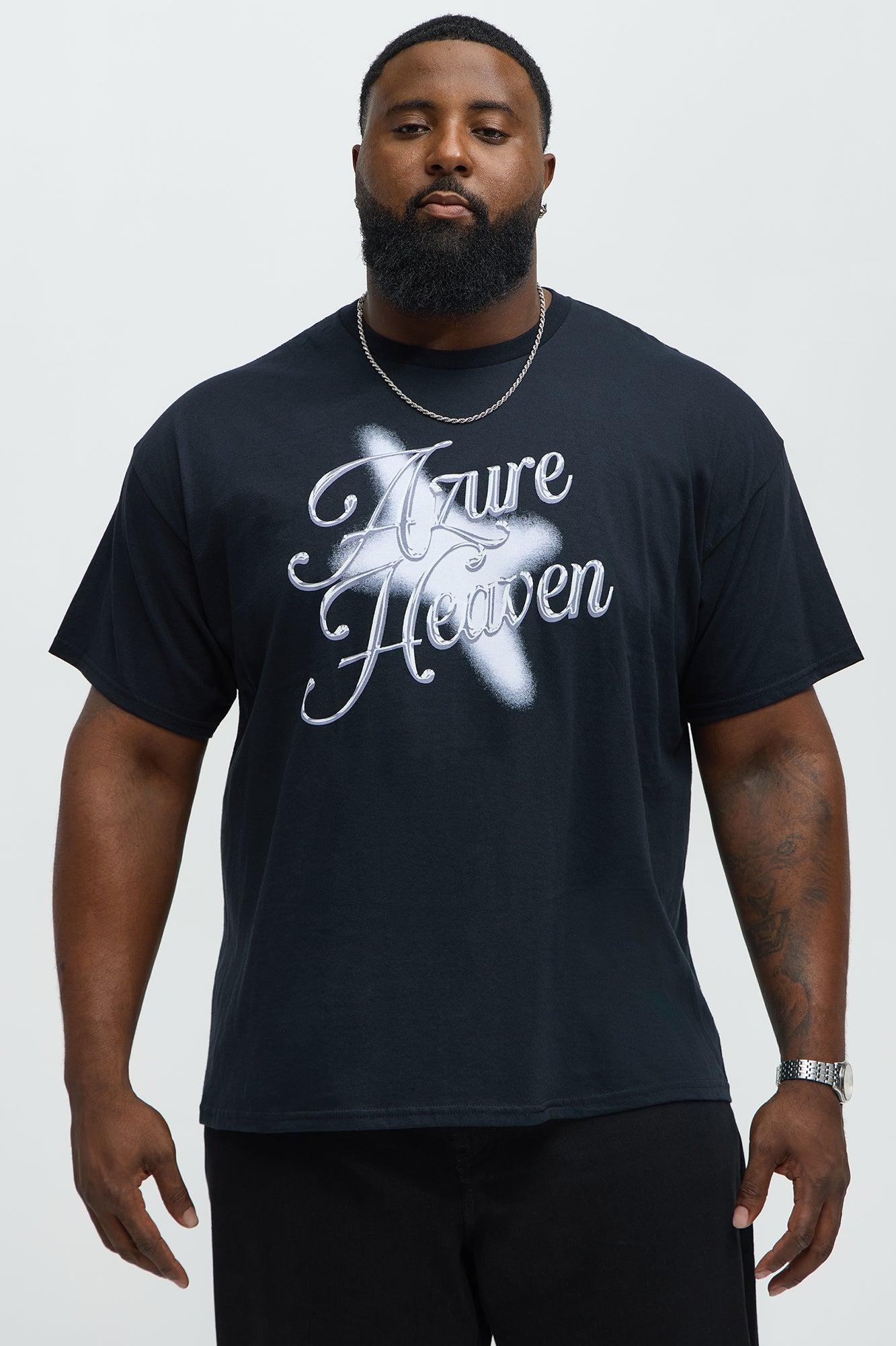Azure Heaven Short Sleeve Tee - Black Product Image