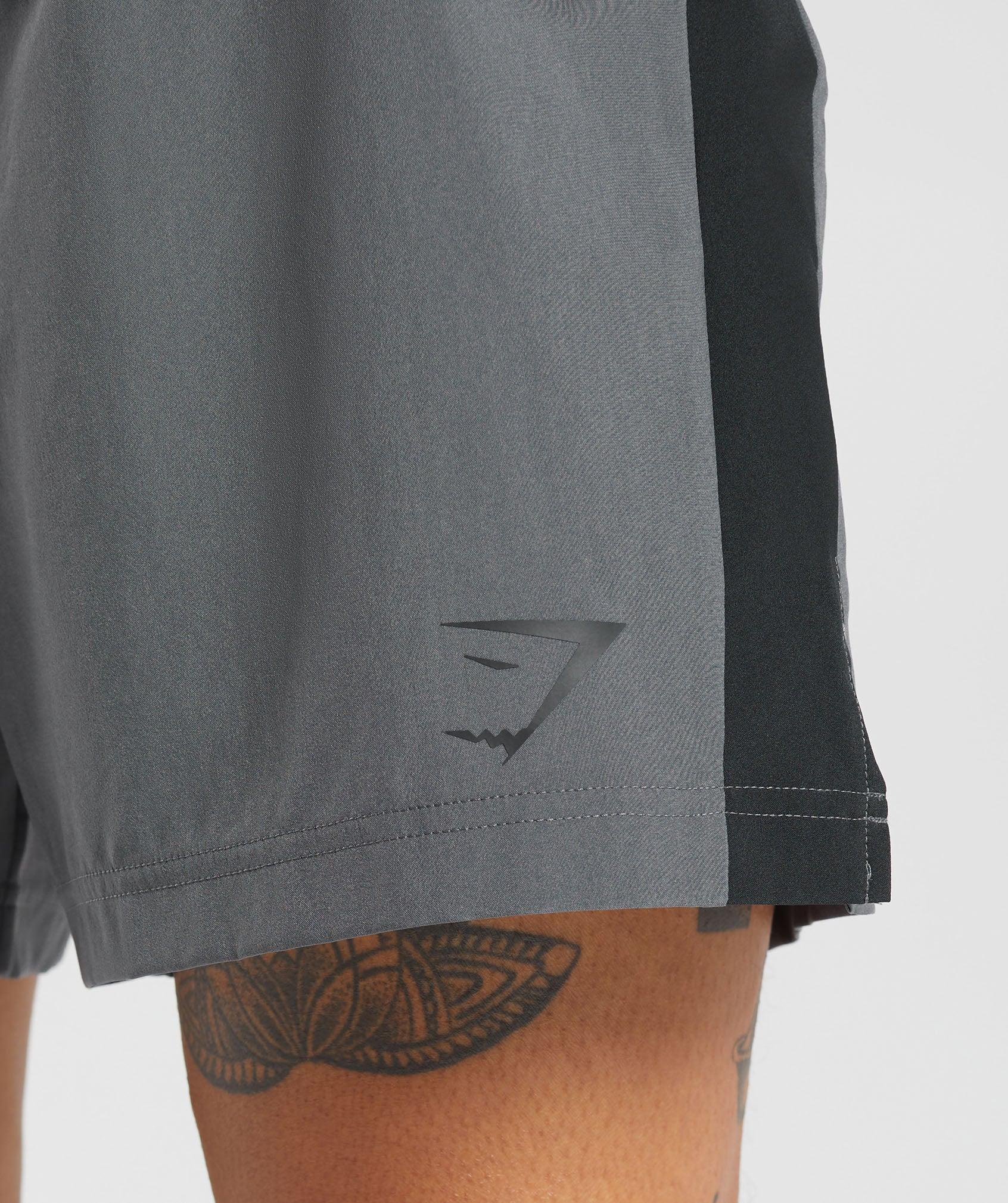 Gymshark Sport  7" Shorts - Dark Grey/Black Male Product Image
