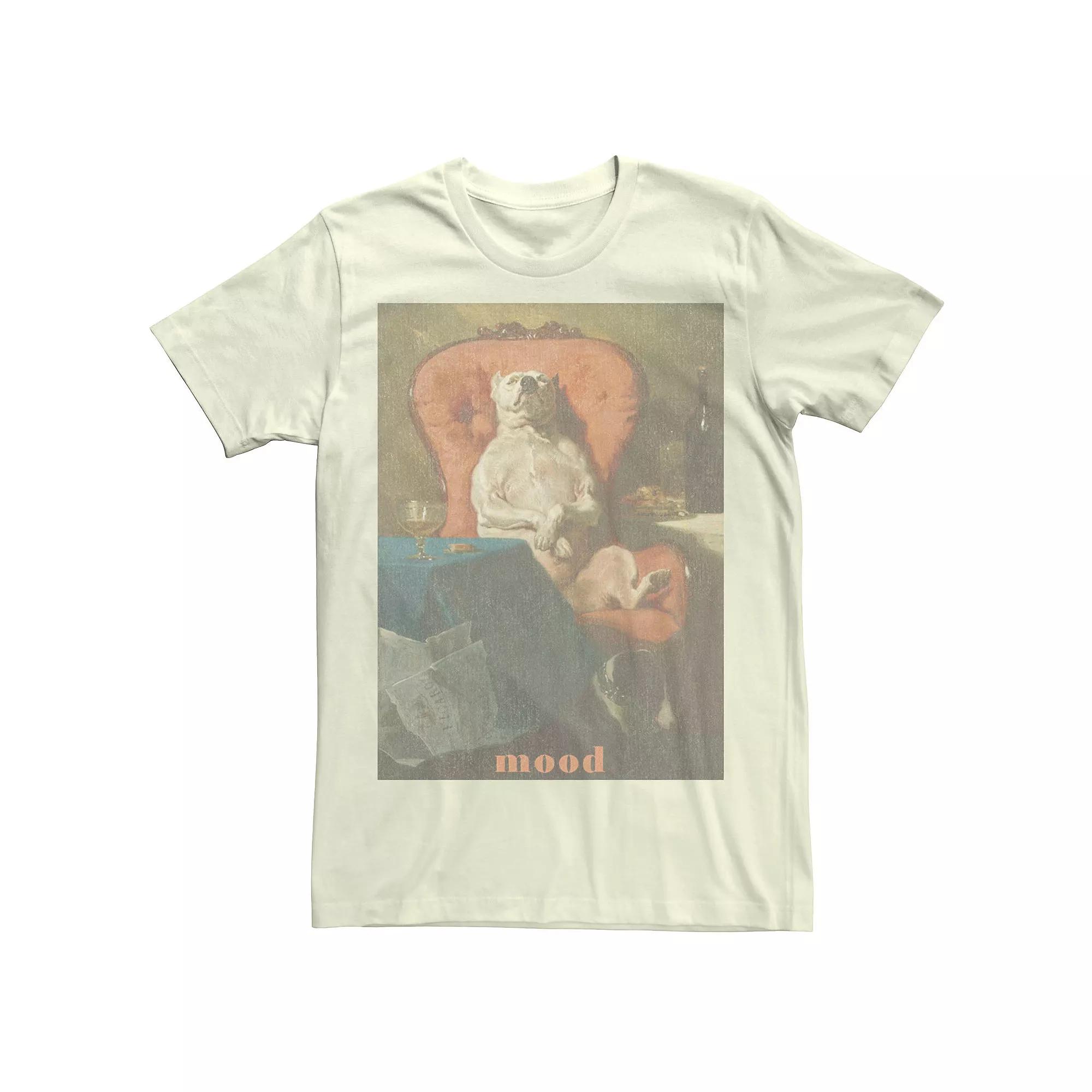 Men's Dog Chair Painting Mood Tee,  Product Image