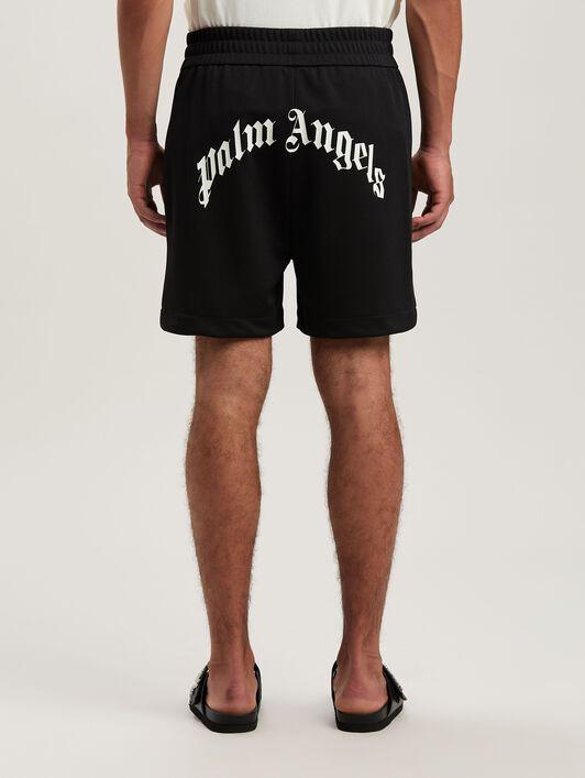 BACK CURVED LOGO TRACK SHORTS BLACK - OF Product Image
