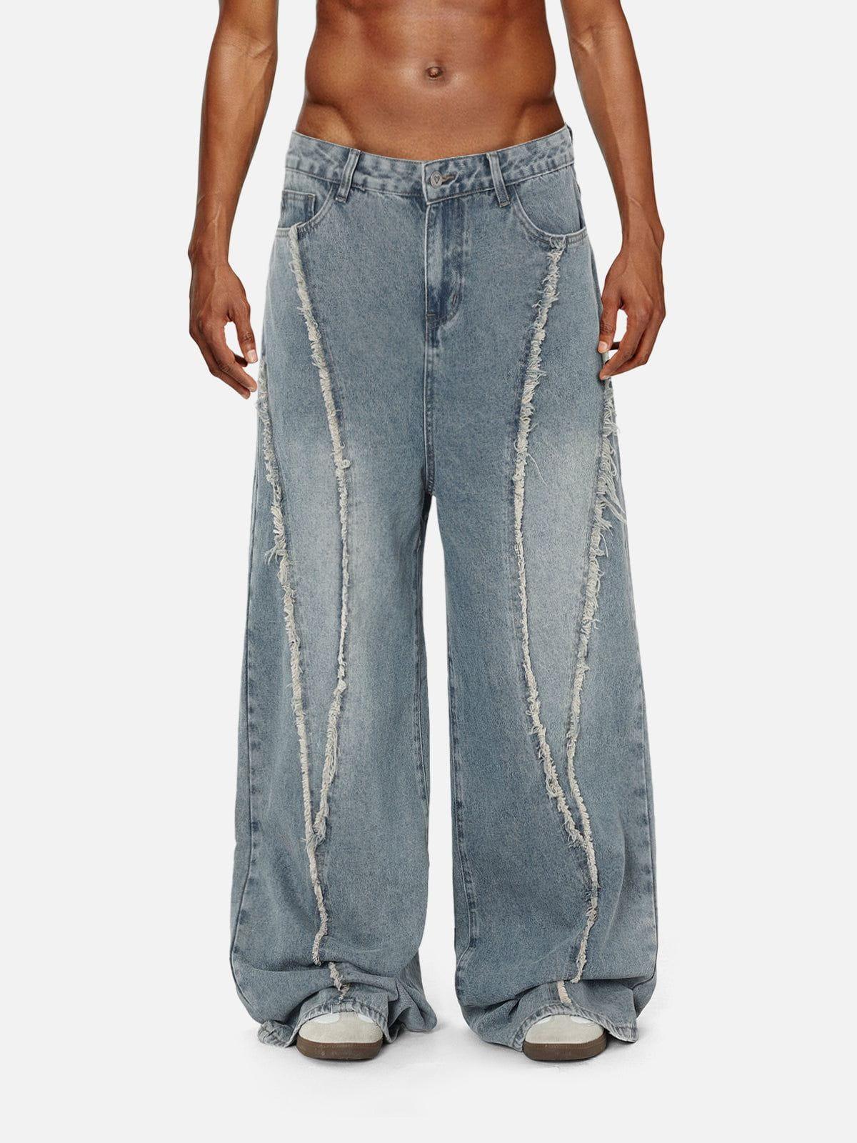 Aelfric Eden Baggy Fringe Jeans Product Image
