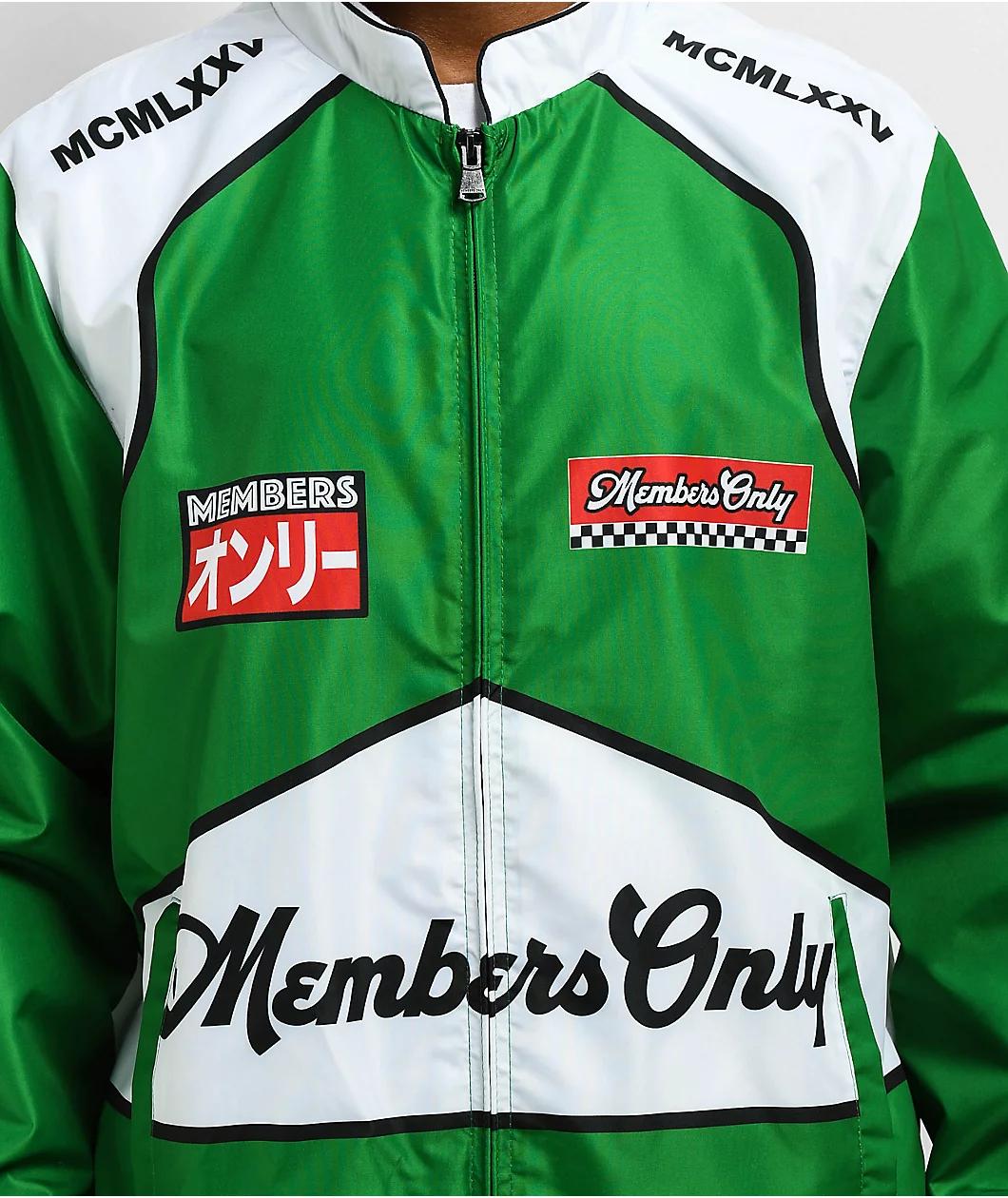 Members Only Racing Green Jacket Product Image