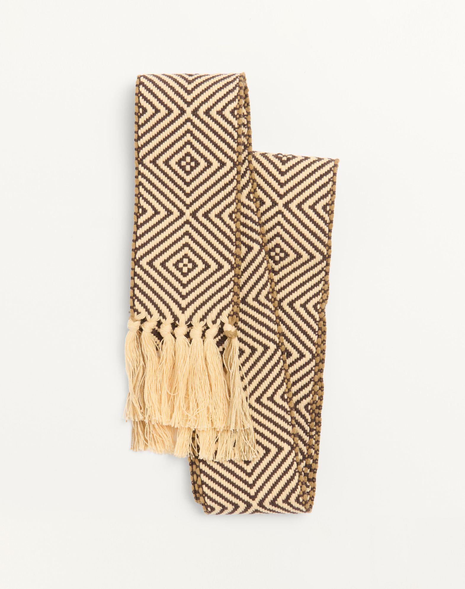 Antibes Cotton Scarf With Fringe Product Image