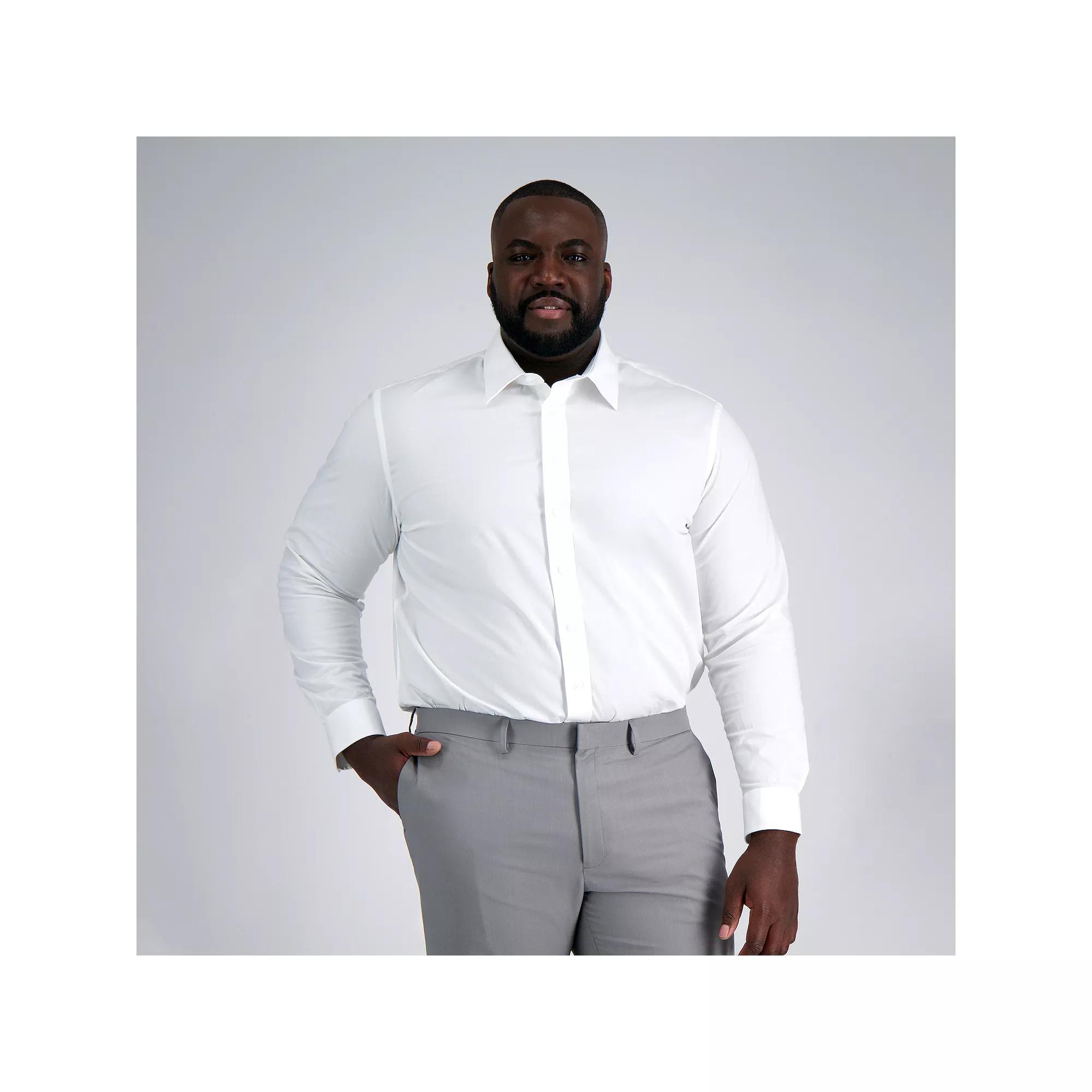 Big & Tall Haggar® Premium Comfort Classic Fit Dress Shirt, Men's,  Product Image
