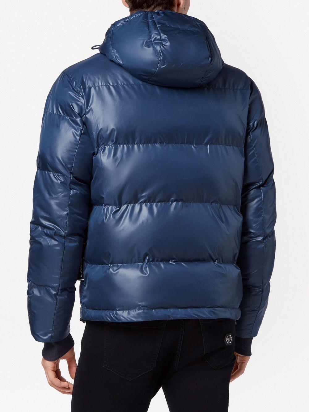 padded long-sleeve logo jacket Product Image