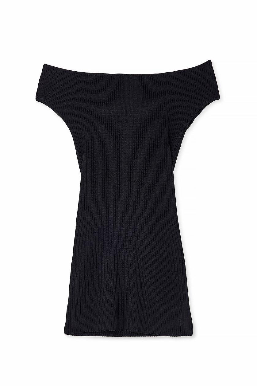 Offshoulder Knitted Mini Dress Product Image