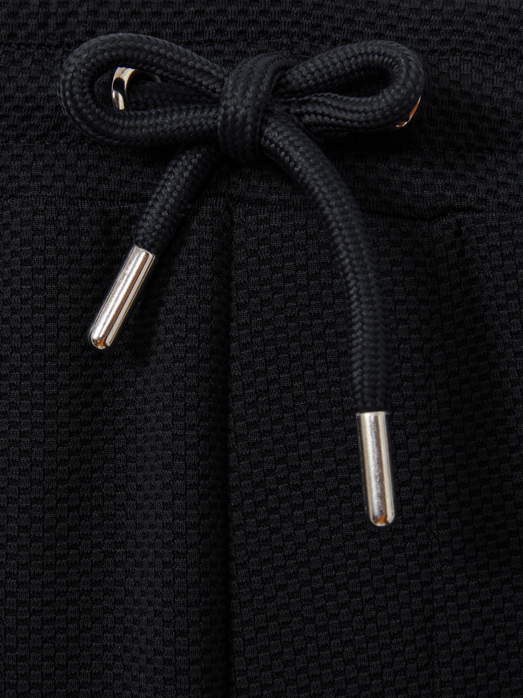 Textured Drawstring Shorts in Navy Product Image