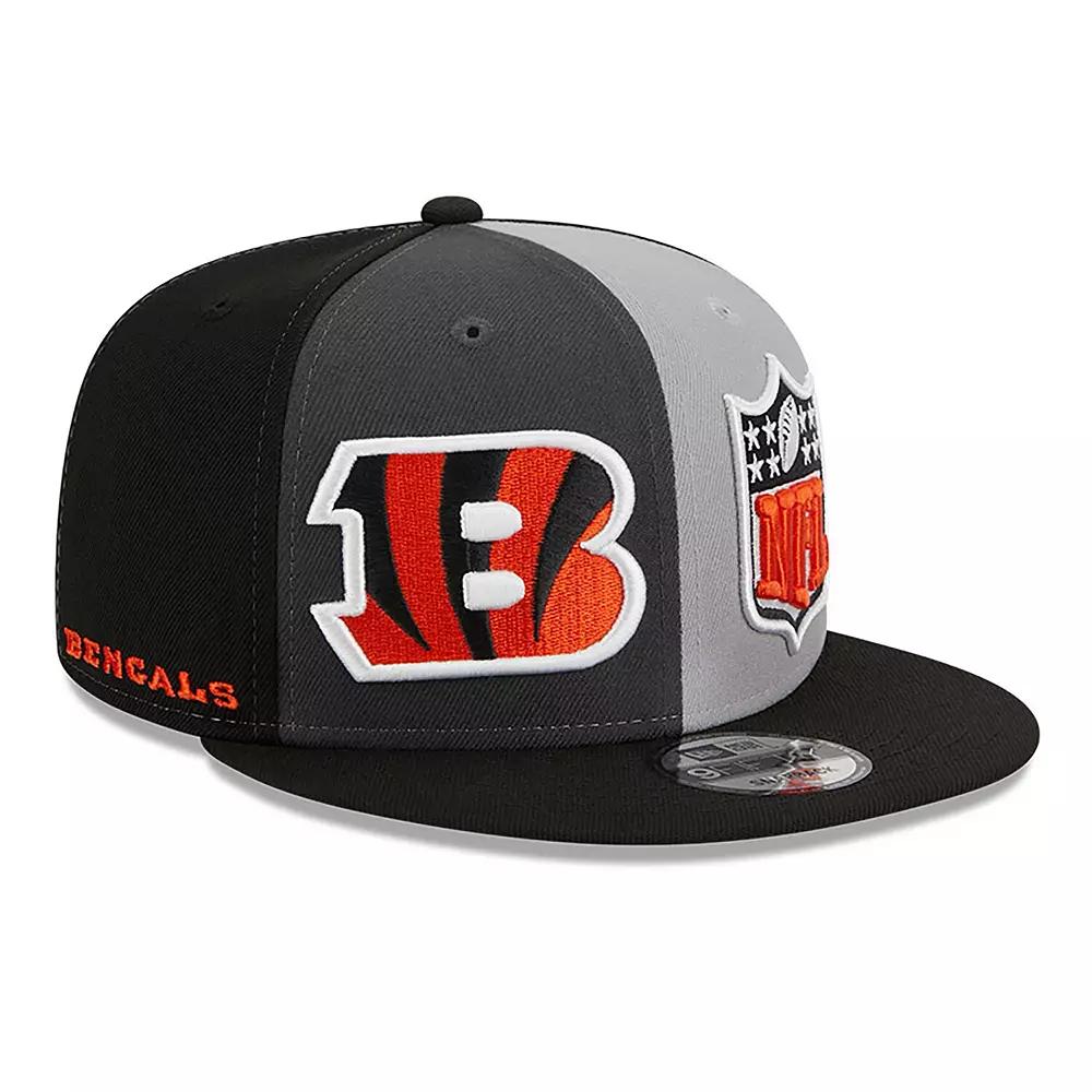 Men's New Era  Black/Gray Cincinnati Bengals 2023 Sideline 9FIFTY Snapback Hat, Grey Product Image
