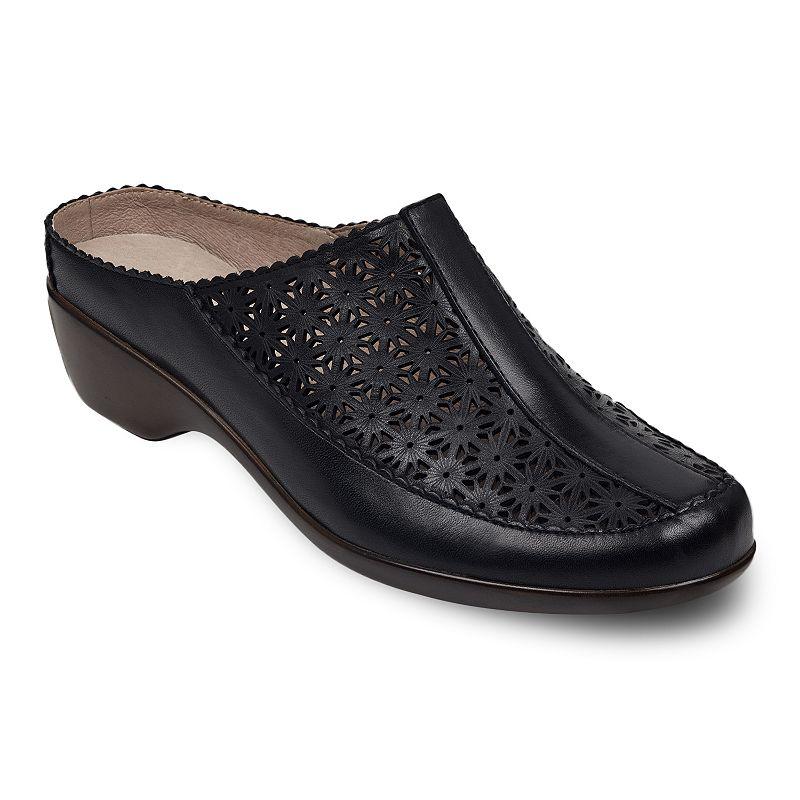 Easy Spirit Dusk Women's Perforated Leather Mules,  Product Image