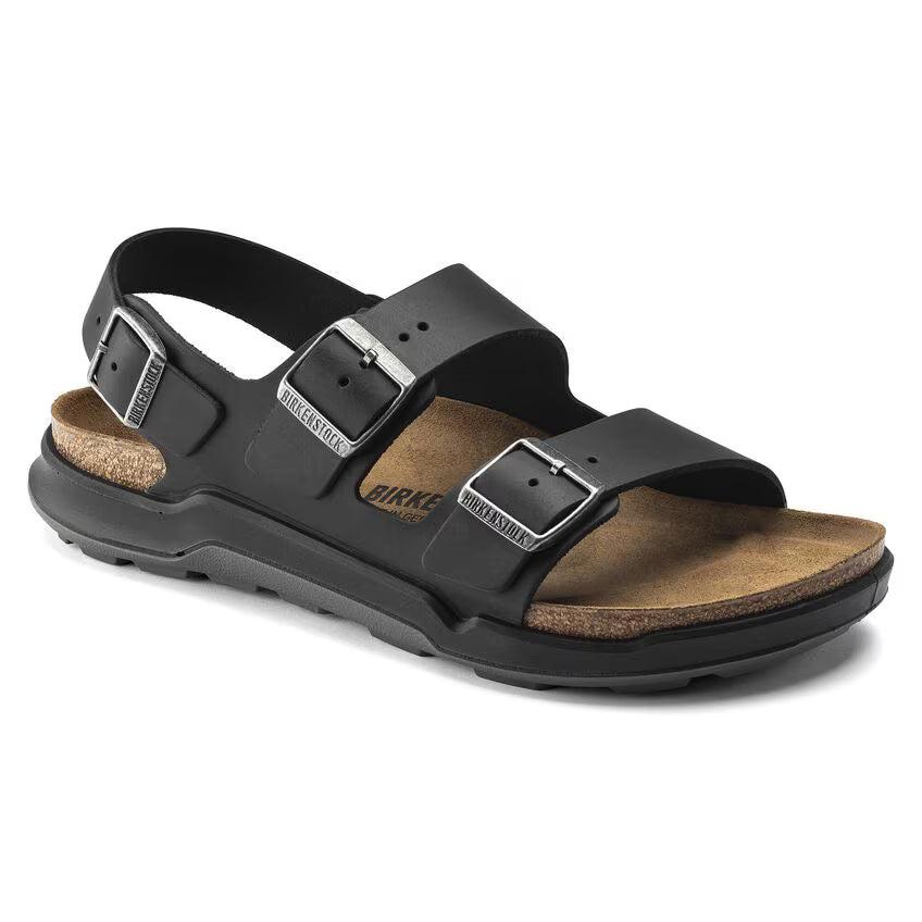 Birkenstock Milano CT Men Oiled Leather Black Male Product Image