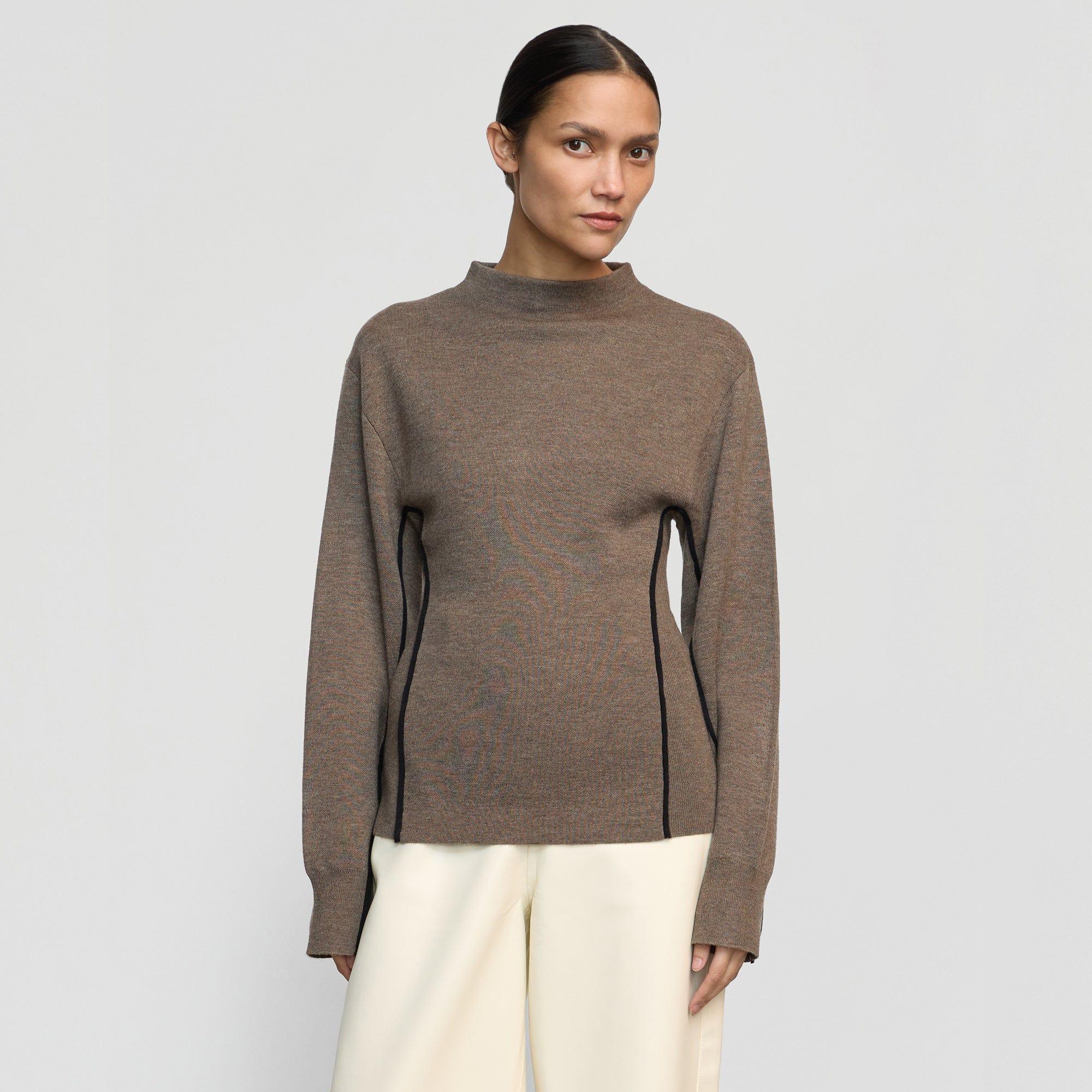 Clarice Contrast-Piping Sweater Product Image