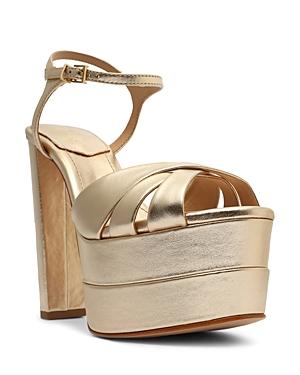 Schutz Womens Keefa Ankle Strap Platform Sandals Product Image