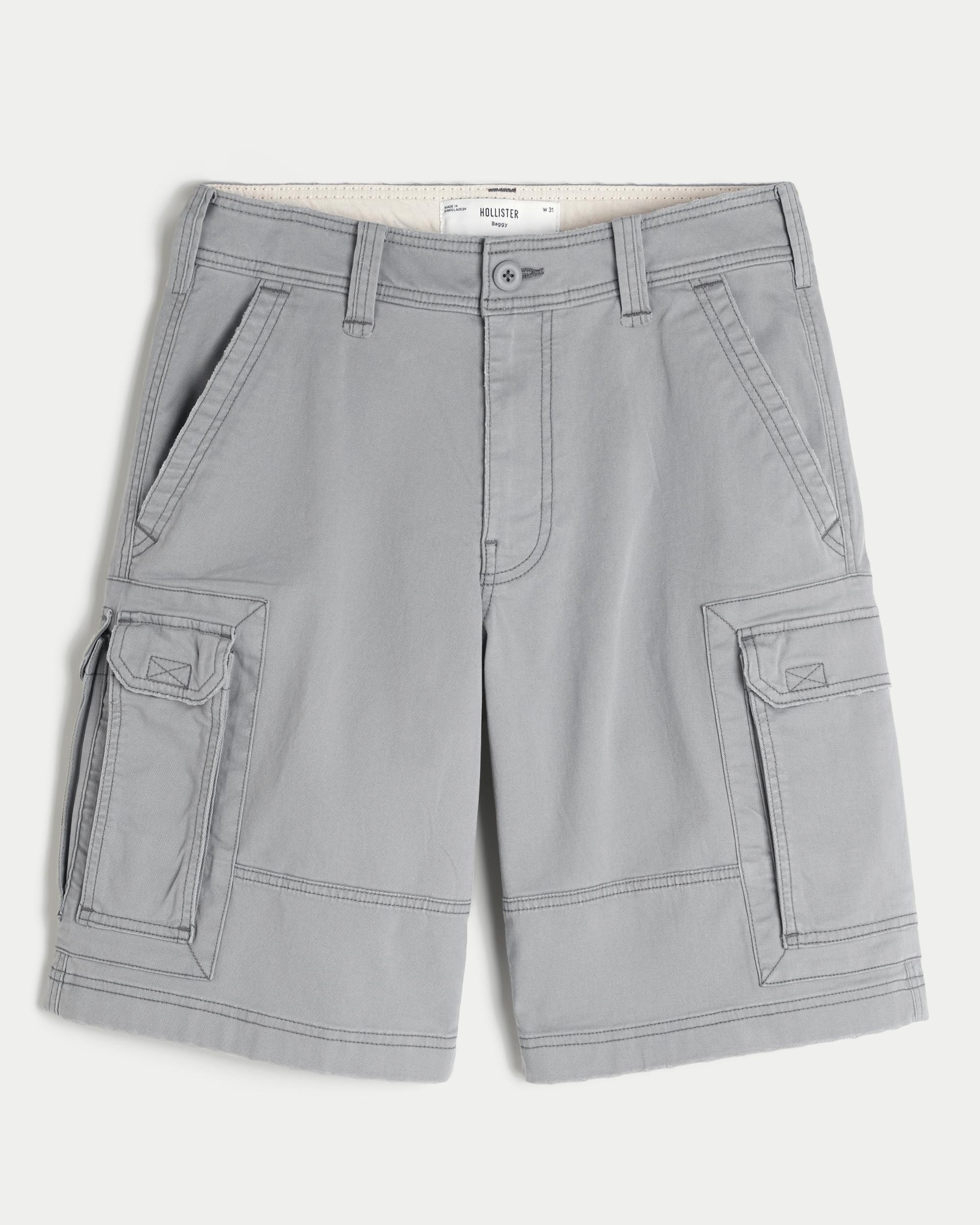 At-the-Knee Baggy Cargo Shorts Product Image